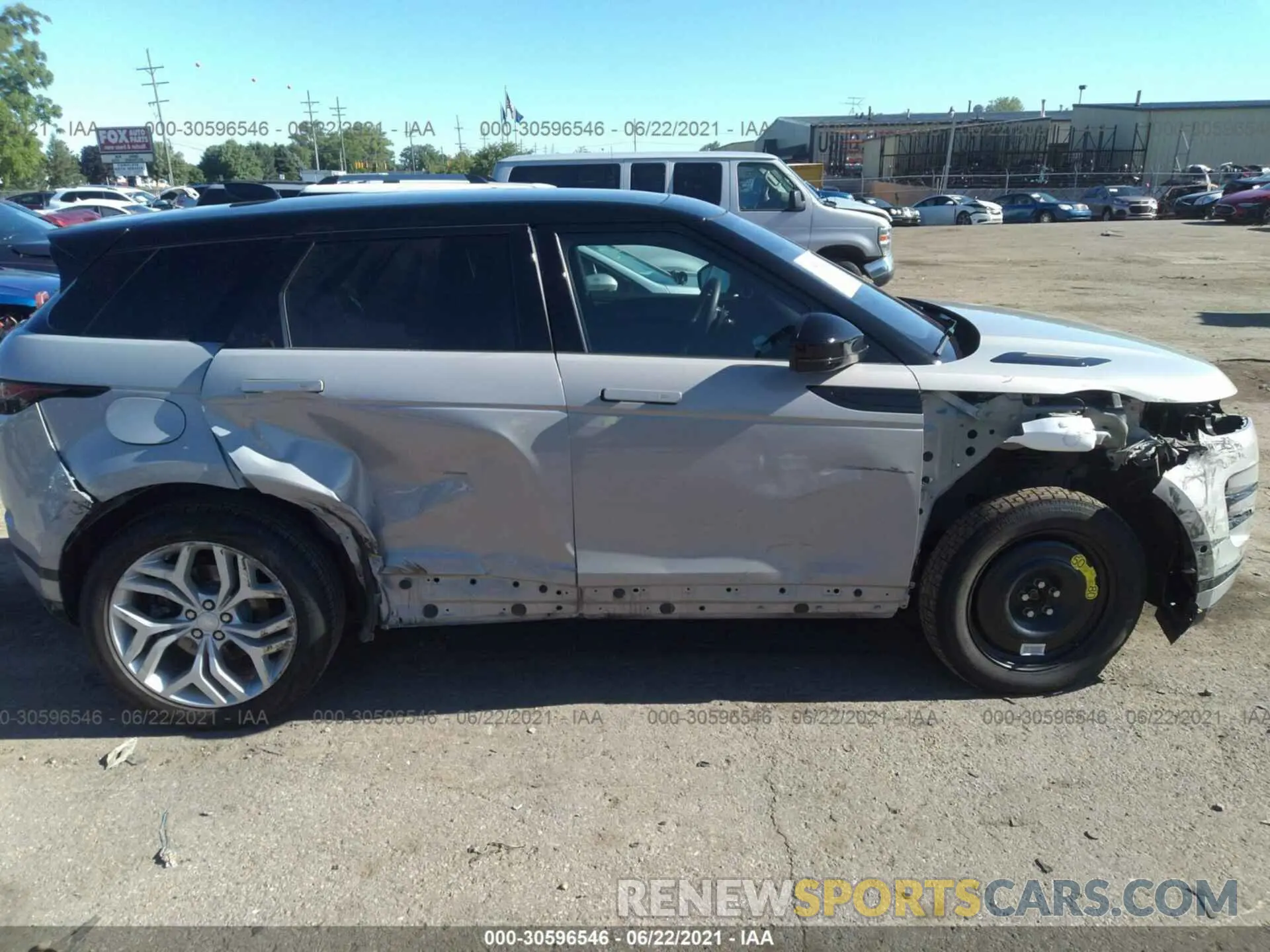 6 fotografías del automóvil dañado SALZL2GX1LH041782 LAND ROVER RANGE ROVER EVOQUE 2020
