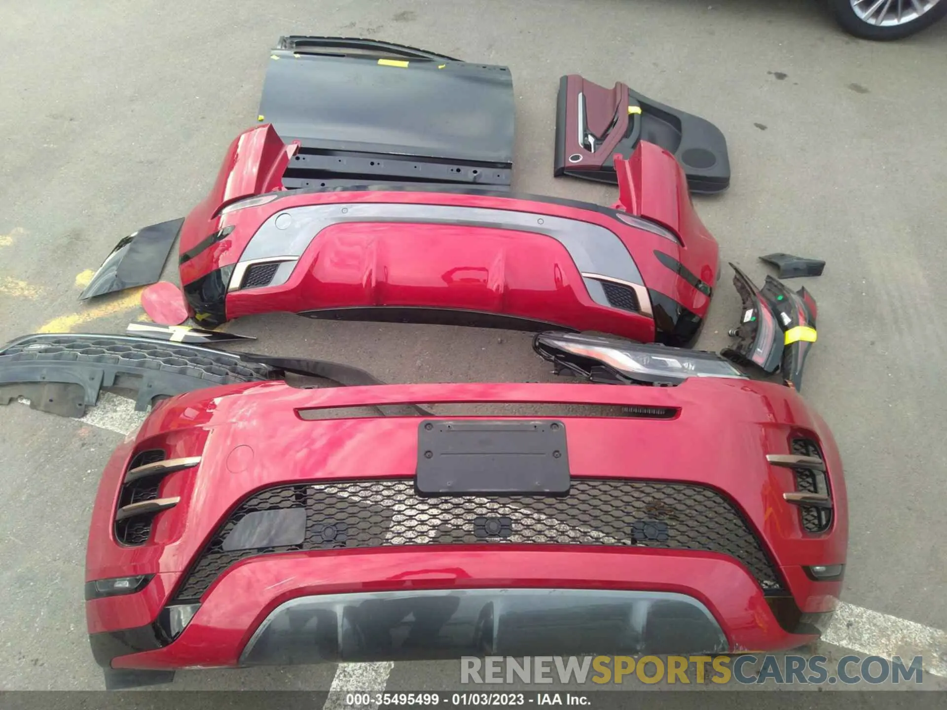12 fotografías del automóvil dañado SALZL2GX4LH017976 LAND ROVER RANGE ROVER EVOQUE 2020