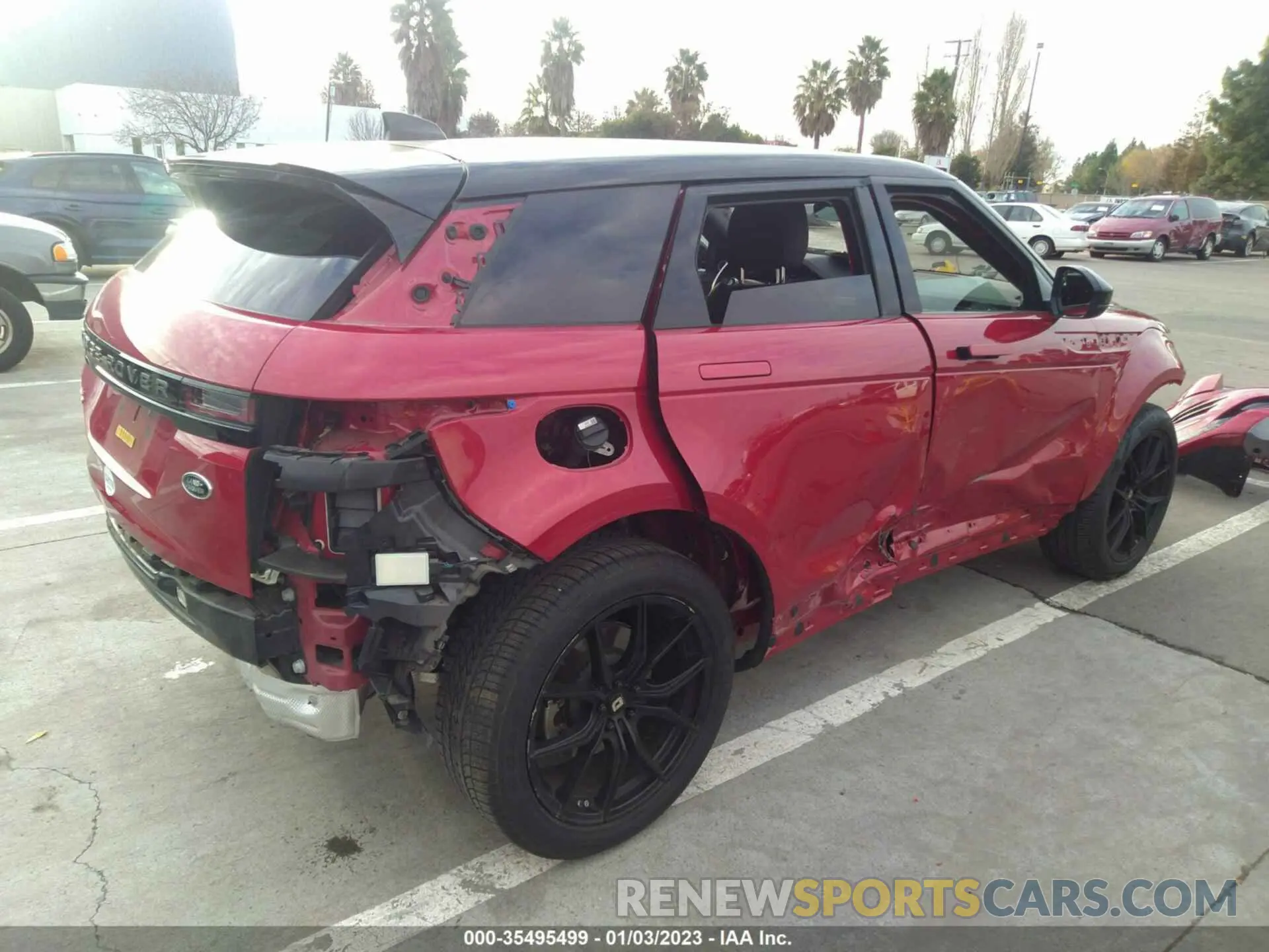 4 fotografías del automóvil dañado SALZL2GX4LH017976 LAND ROVER RANGE ROVER EVOQUE 2020
