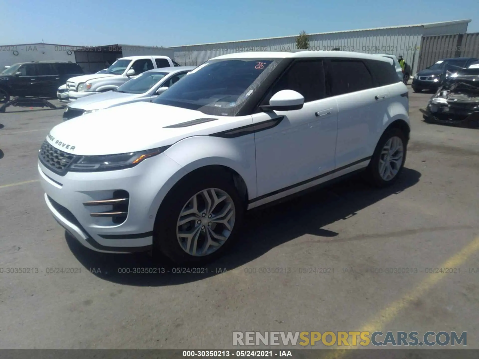 2 fotografías del automóvil dañado SALZL2GX5LH029506 LAND ROVER RANGE ROVER EVOQUE 2020