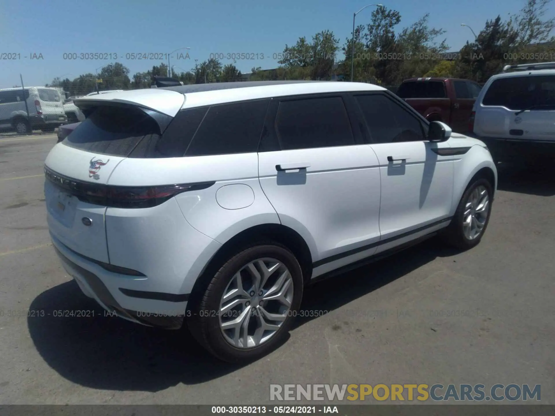 4 fotografías del automóvil dañado SALZL2GX5LH029506 LAND ROVER RANGE ROVER EVOQUE 2020