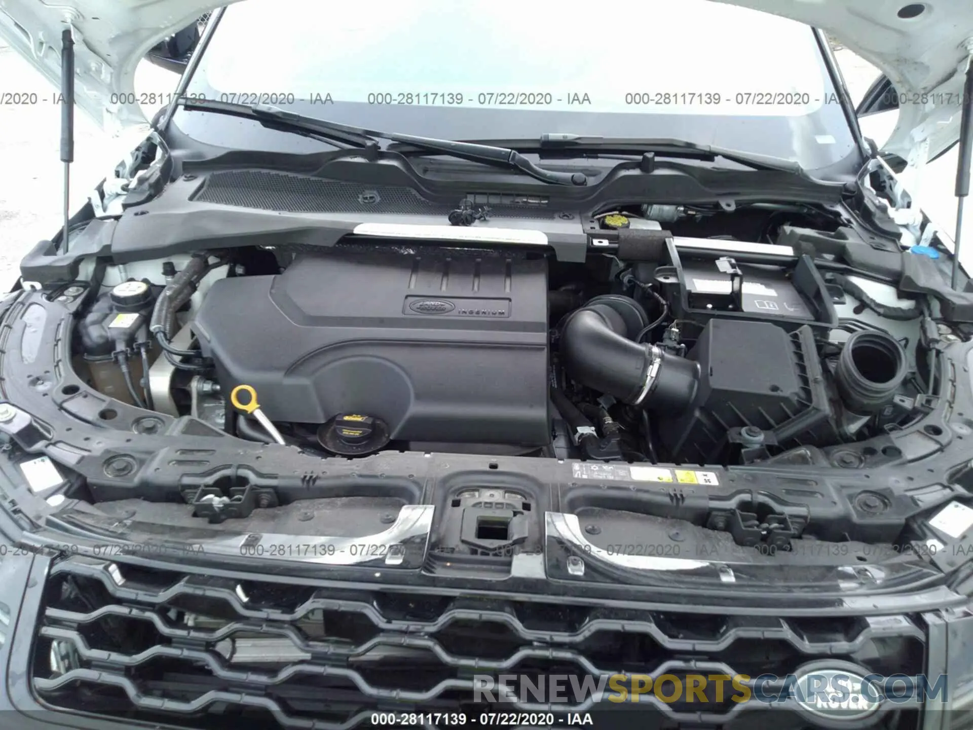 10 fotografías del automóvil dañado SALZM2GX0LH033458 LAND ROVER RANGE ROVER EVOQUE 2020