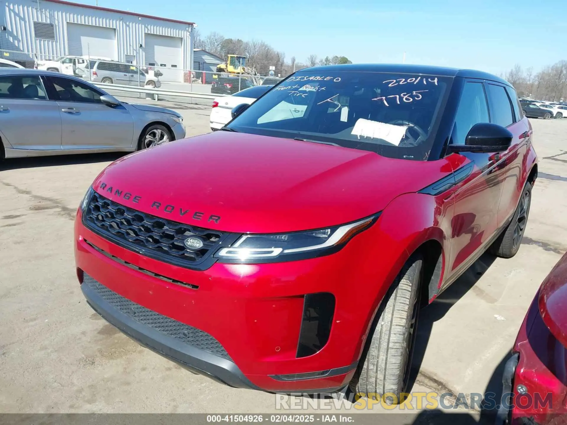 2 fotografías del automóvil dañado SALZP2FX3LH077785 LAND ROVER RANGE ROVER EVOQUE 2020