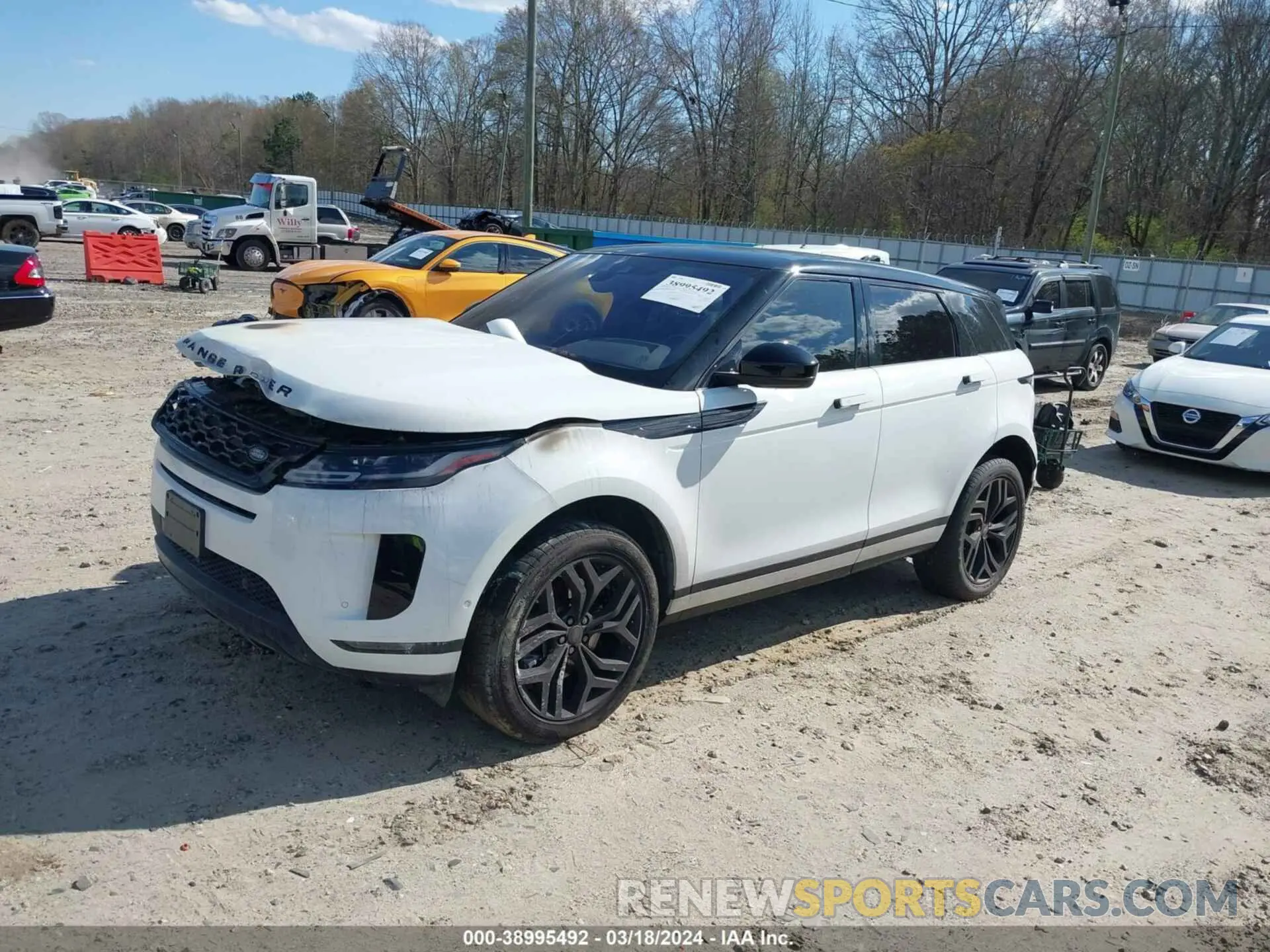 2 fotografías del automóvil dañado SALZP2FX4LH007745 LAND ROVER RANGE ROVER EVOQUE 2020