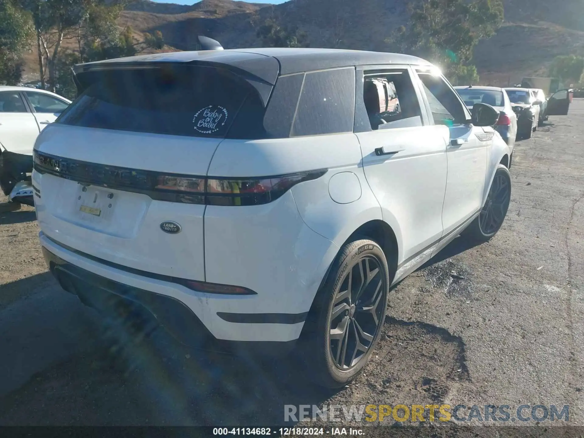 4 fotografías del automóvil dañado SALZP2FX5LH100581 LAND ROVER RANGE ROVER EVOQUE 2020