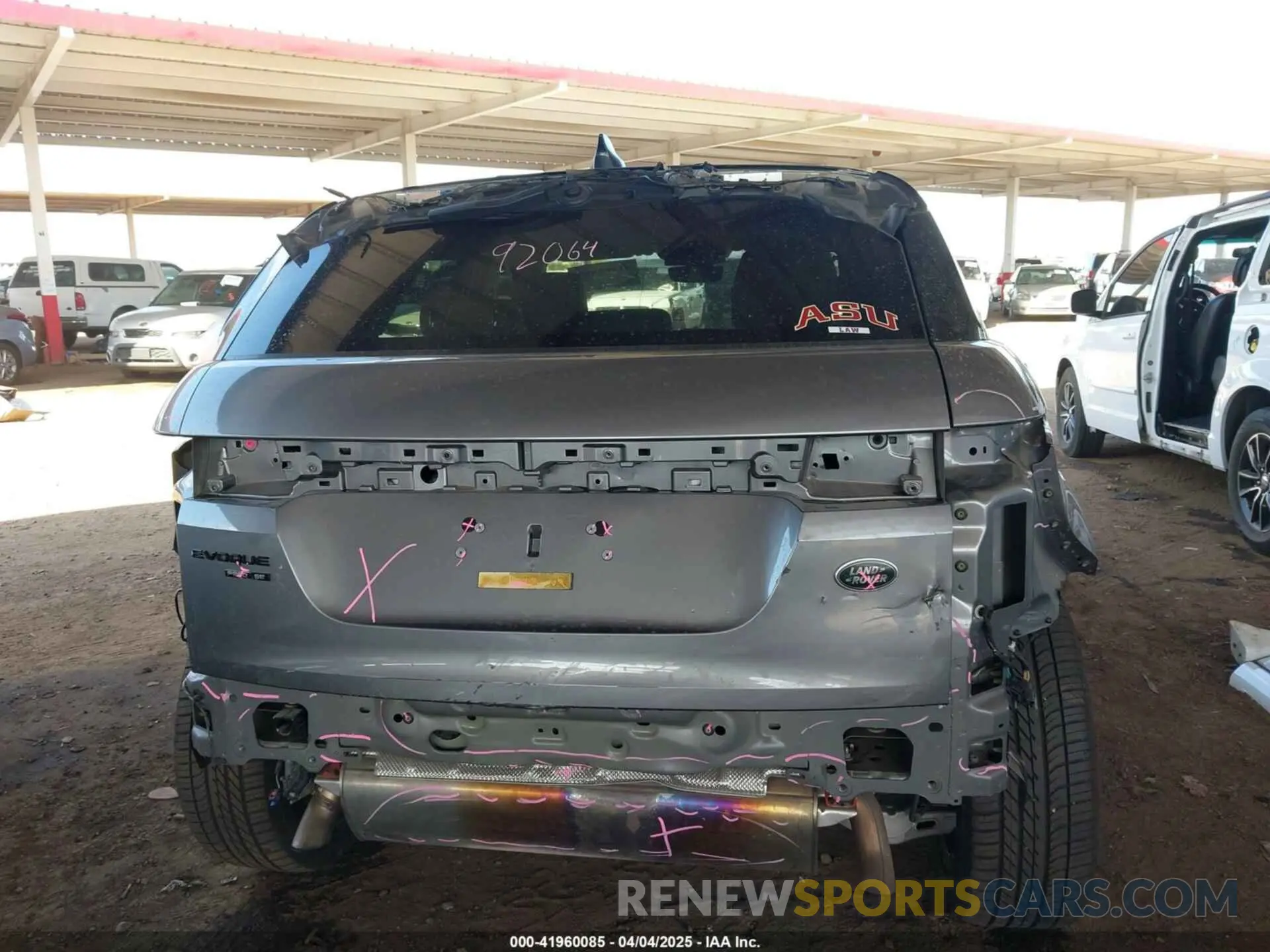 6 fotografías del automóvil dañado SALZP2FX5LH105988 LAND ROVER RANGE ROVER EVOQUE 2020