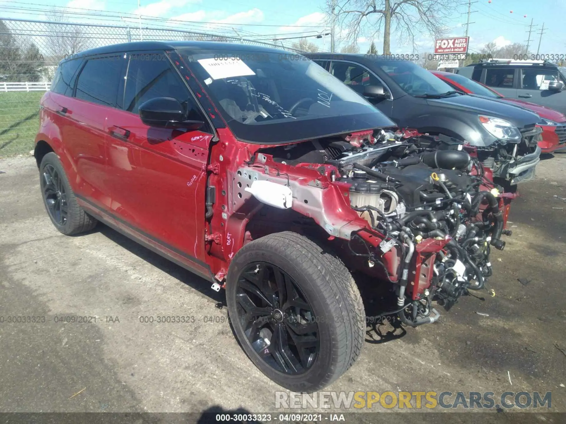 1 fotografías del automóvil dañado SALZP2FX6LH049530 LAND ROVER RANGE ROVER EVOQUE 2020