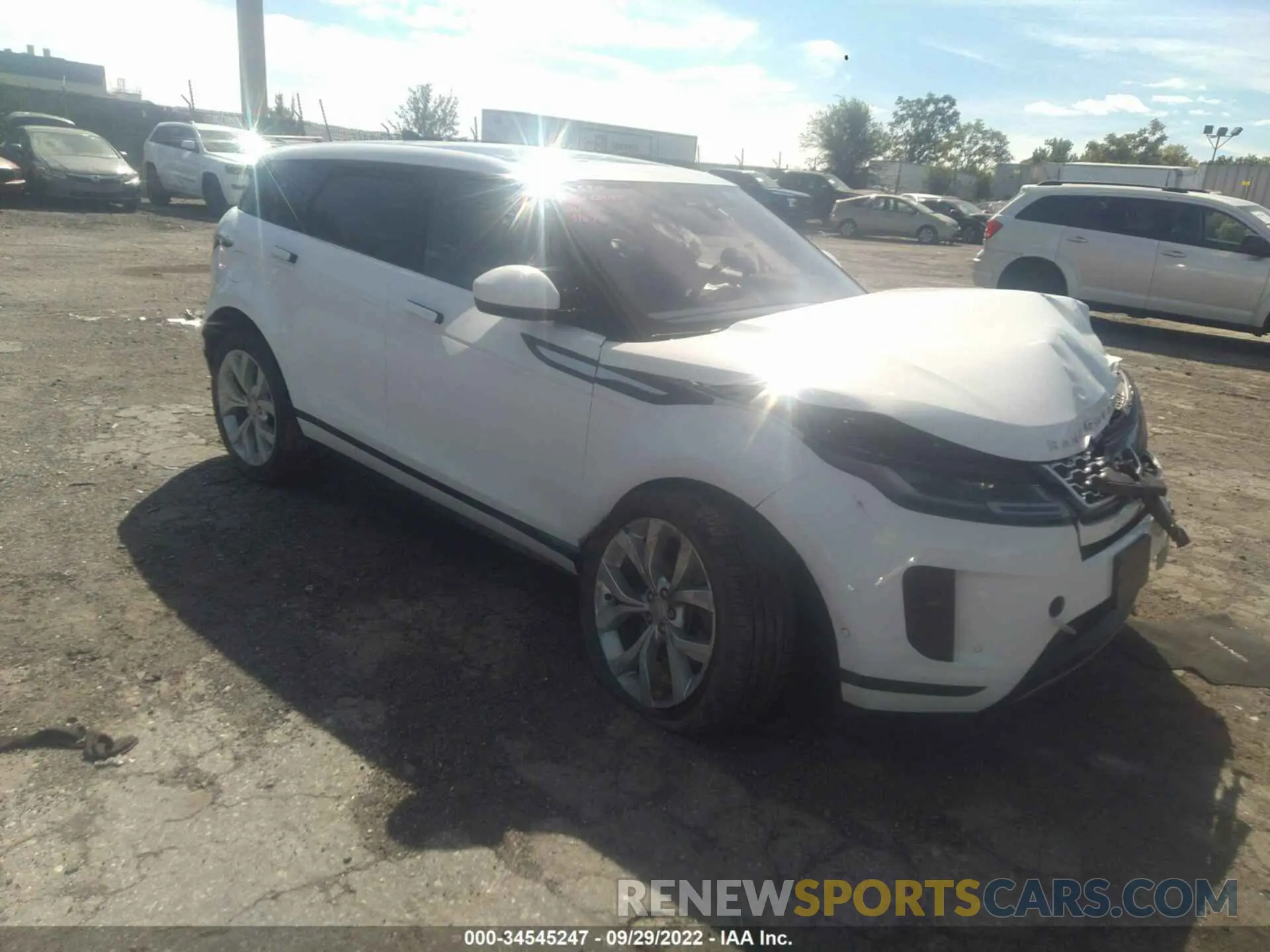 1 fotografías del automóvil dañado SALZP2FX7LH052002 LAND ROVER RANGE ROVER EVOQUE 2020