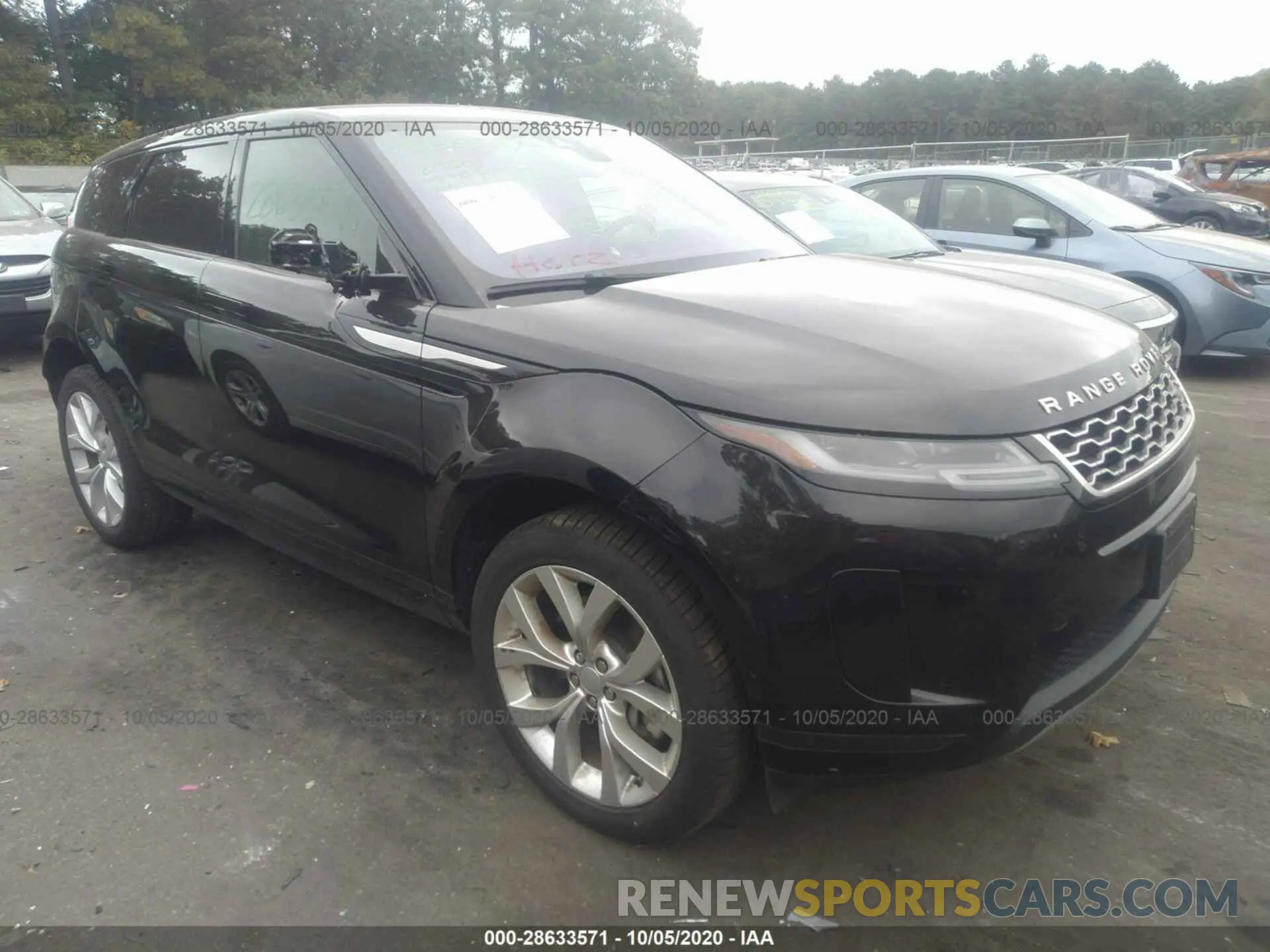1 fotografías del automóvil dañado SALZP2FX7LH080690 LAND ROVER RANGE ROVER EVOQUE 2020