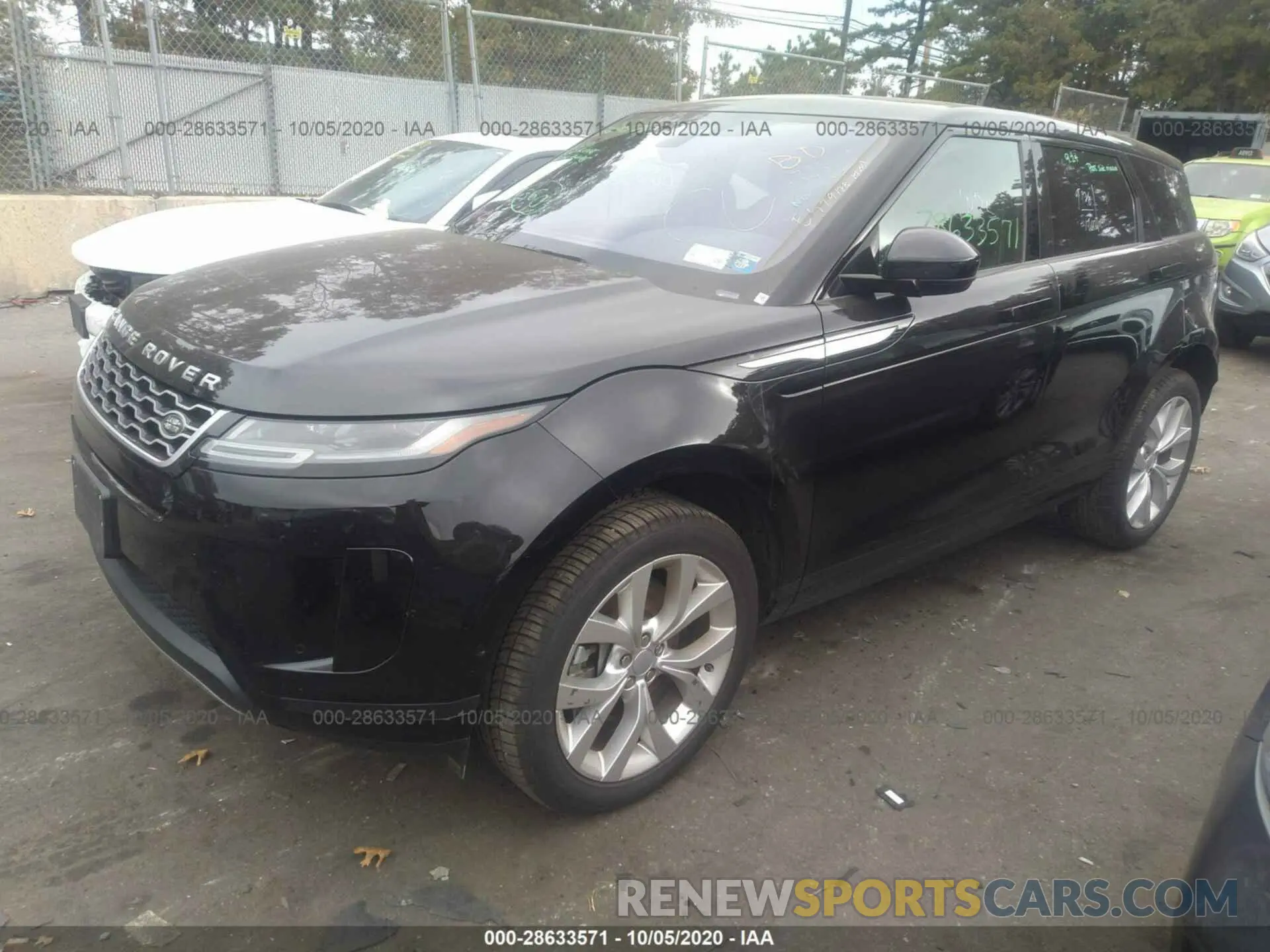 2 fotografías del automóvil dañado SALZP2FX7LH080690 LAND ROVER RANGE ROVER EVOQUE 2020
