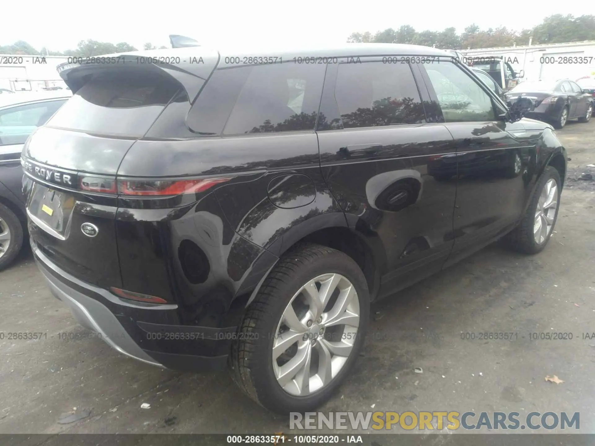 4 fotografías del automóvil dañado SALZP2FX7LH080690 LAND ROVER RANGE ROVER EVOQUE 2020