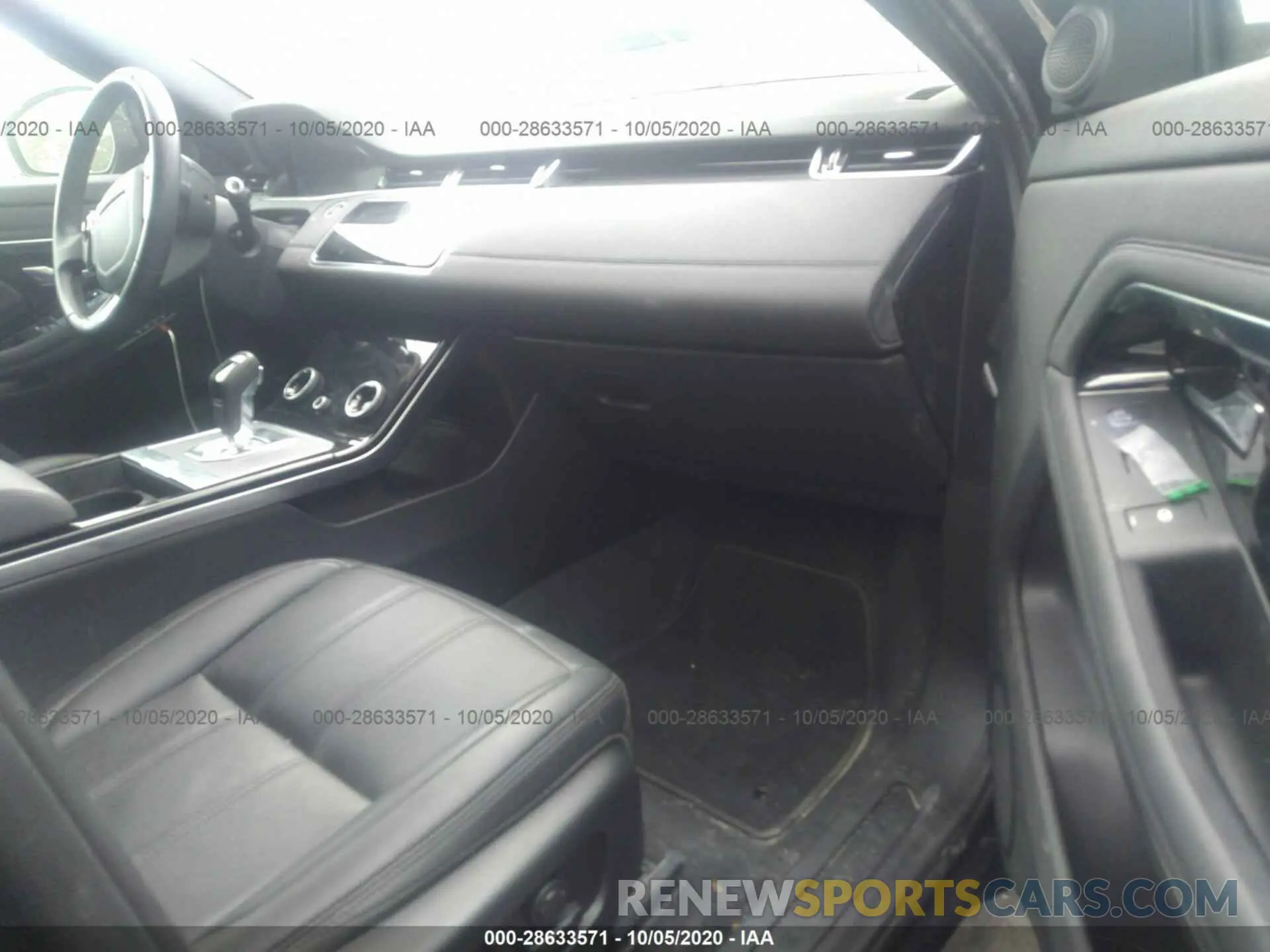 5 fotografías del automóvil dañado SALZP2FX7LH080690 LAND ROVER RANGE ROVER EVOQUE 2020