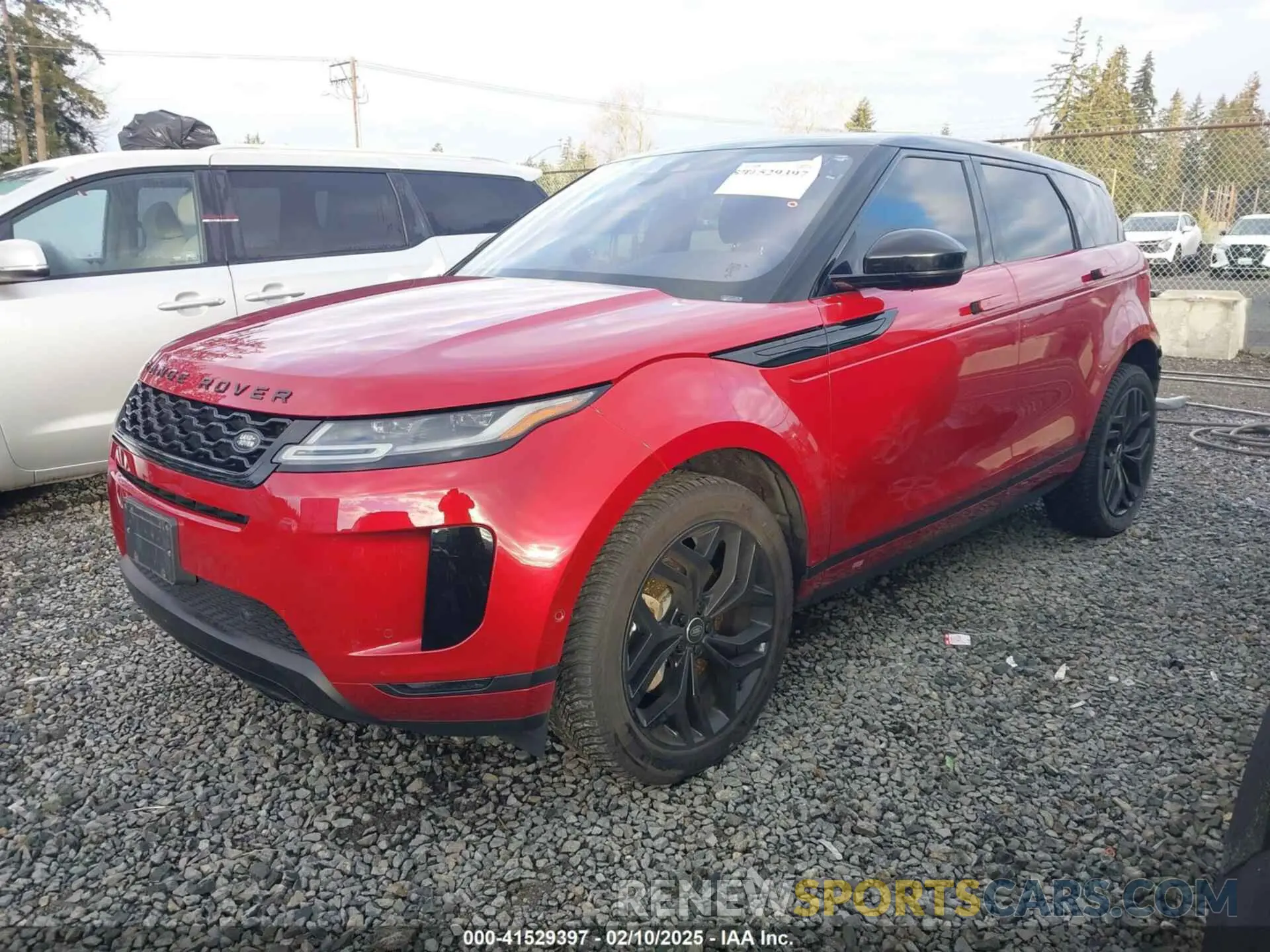 2 fotografías del automóvil dañado SALZP2FX8LH064160 LAND ROVER RANGE ROVER EVOQUE 2020