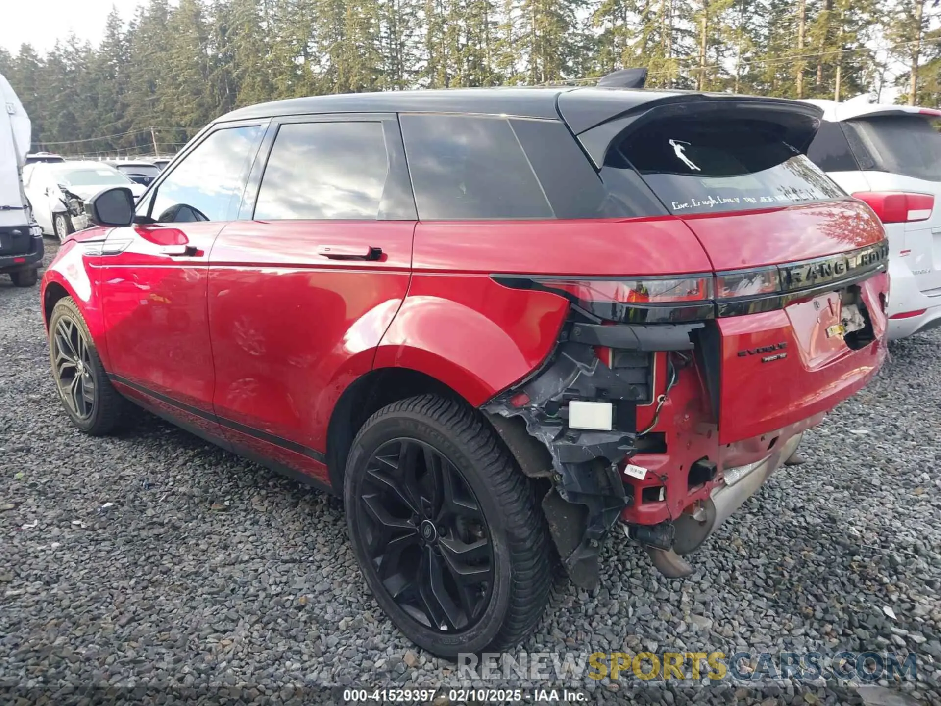 3 fotografías del automóvil dañado SALZP2FX8LH064160 LAND ROVER RANGE ROVER EVOQUE 2020