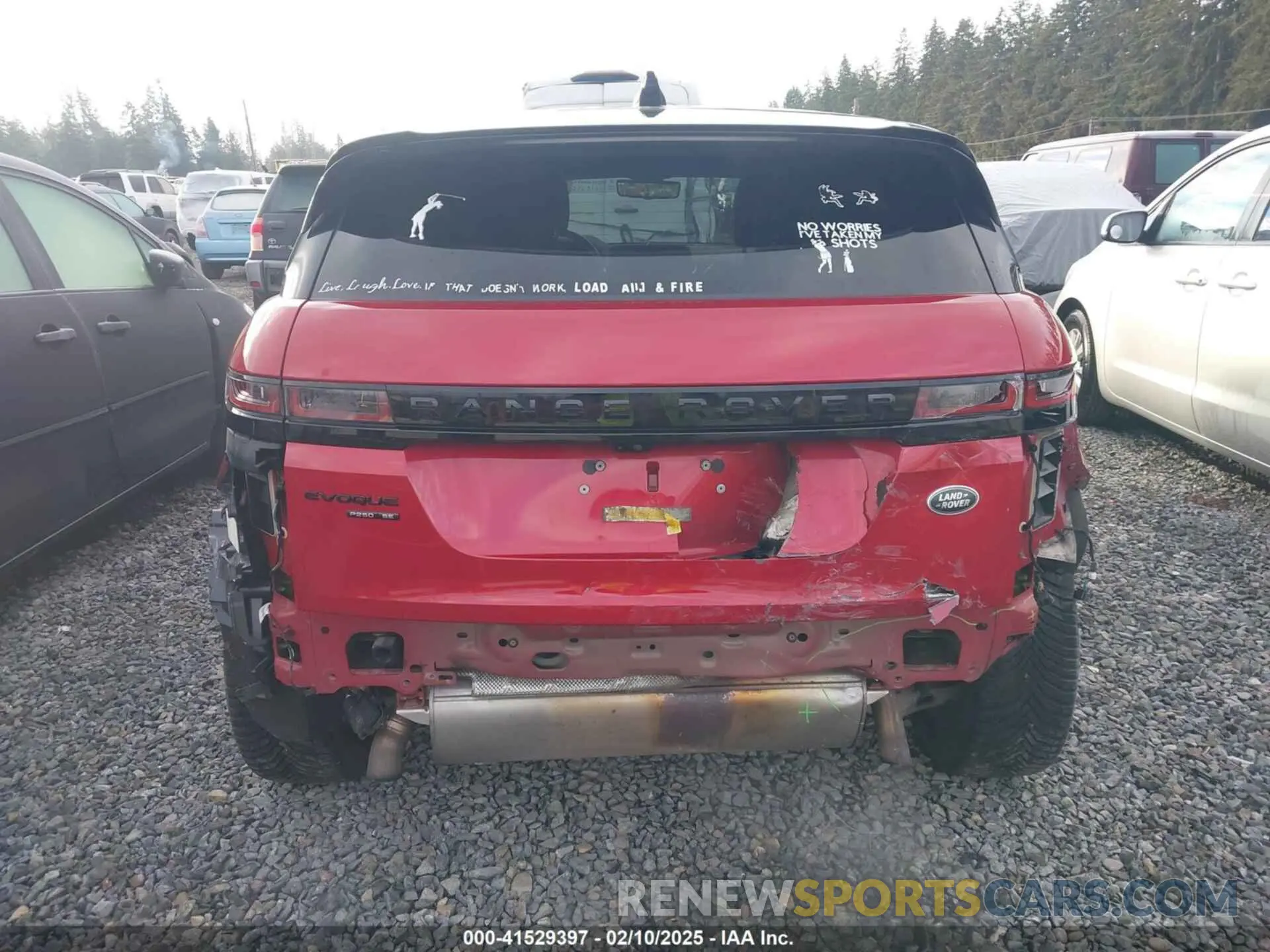 6 fotografías del automóvil dañado SALZP2FX8LH064160 LAND ROVER RANGE ROVER EVOQUE 2020