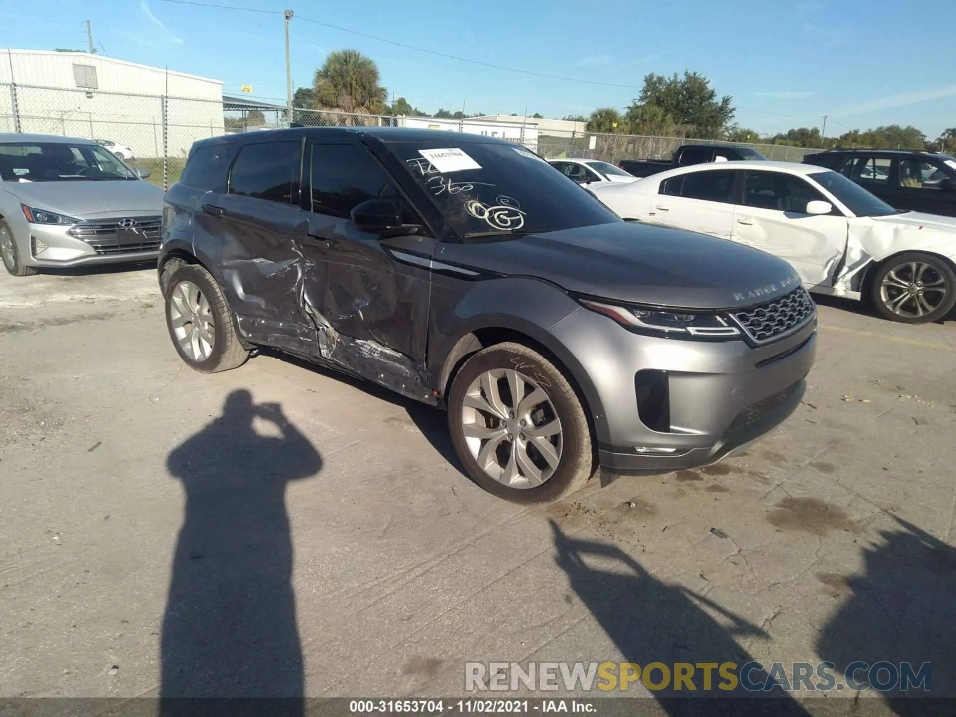 1 fotografías del automóvil dañado SALZP2FX8LH093237 LAND ROVER RANGE ROVER EVOQUE 2020