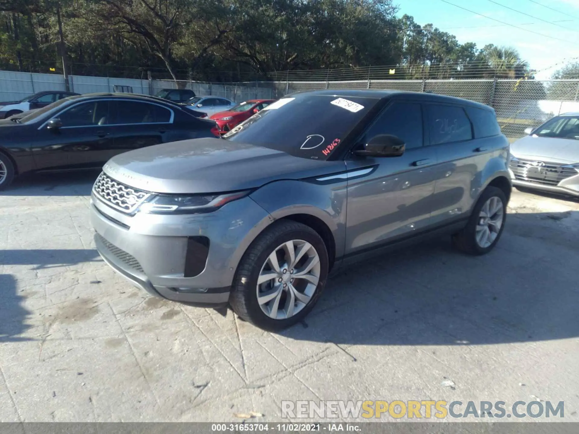 2 fotografías del automóvil dañado SALZP2FX8LH093237 LAND ROVER RANGE ROVER EVOQUE 2020