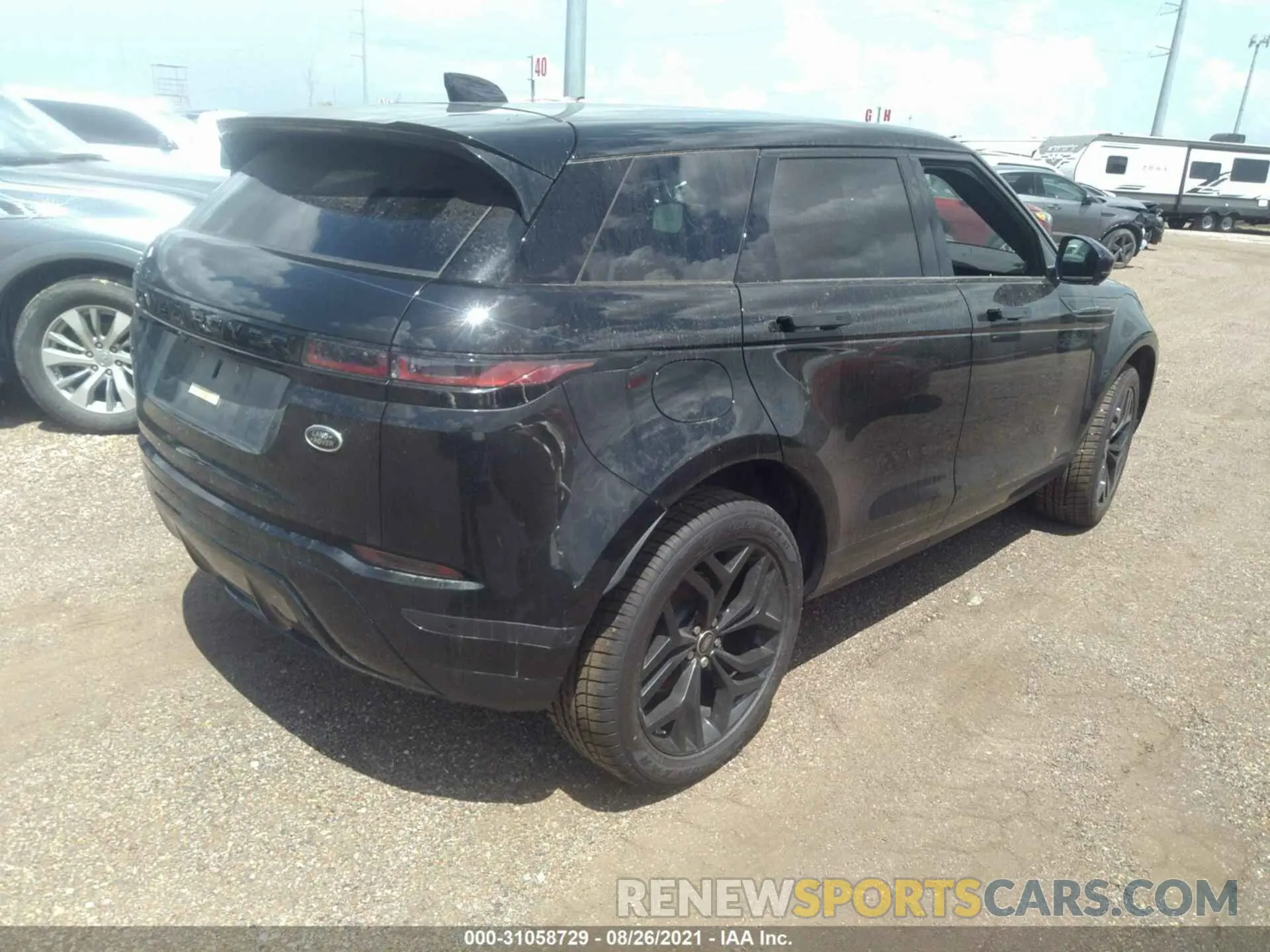 4 fotografías del automóvil dañado SALZP2FX9LH007191 LAND ROVER RANGE ROVER EVOQUE 2020