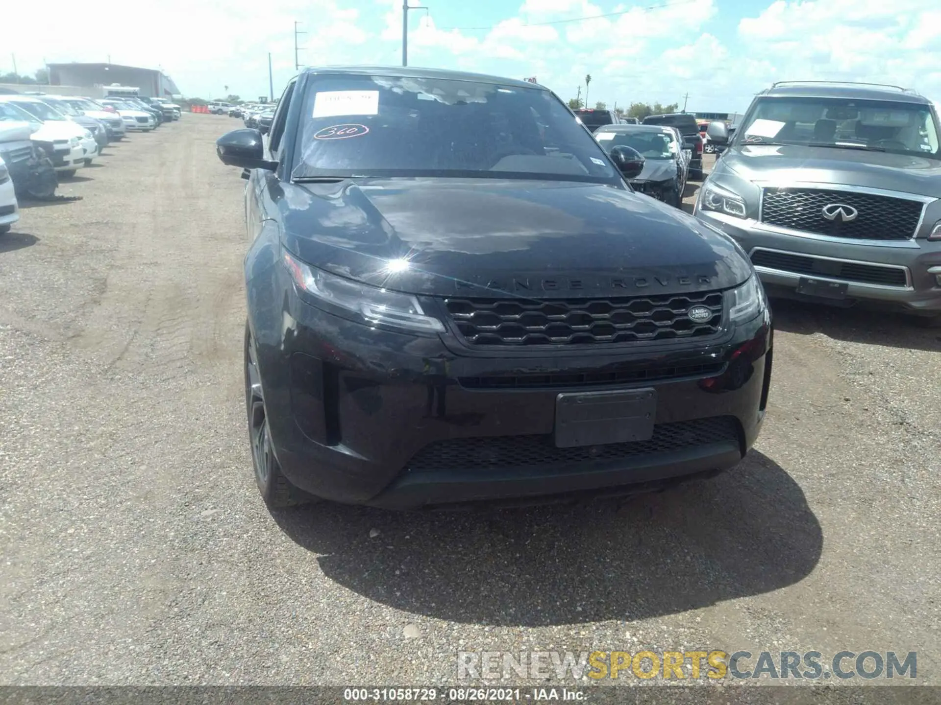 6 fotografías del automóvil dañado SALZP2FX9LH007191 LAND ROVER RANGE ROVER EVOQUE 2020