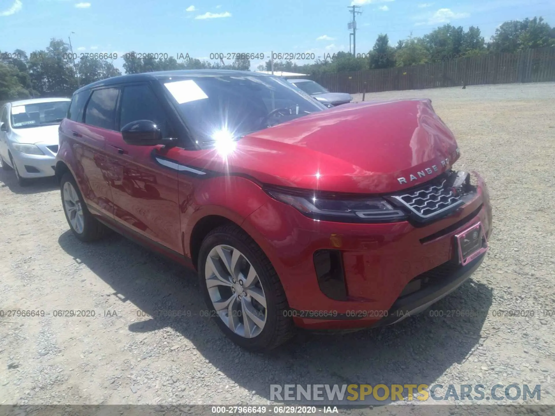 1 fotografías del automóvil dañado SALZP2FX9LH025898 LAND ROVER RANGE ROVER EVOQUE 2020