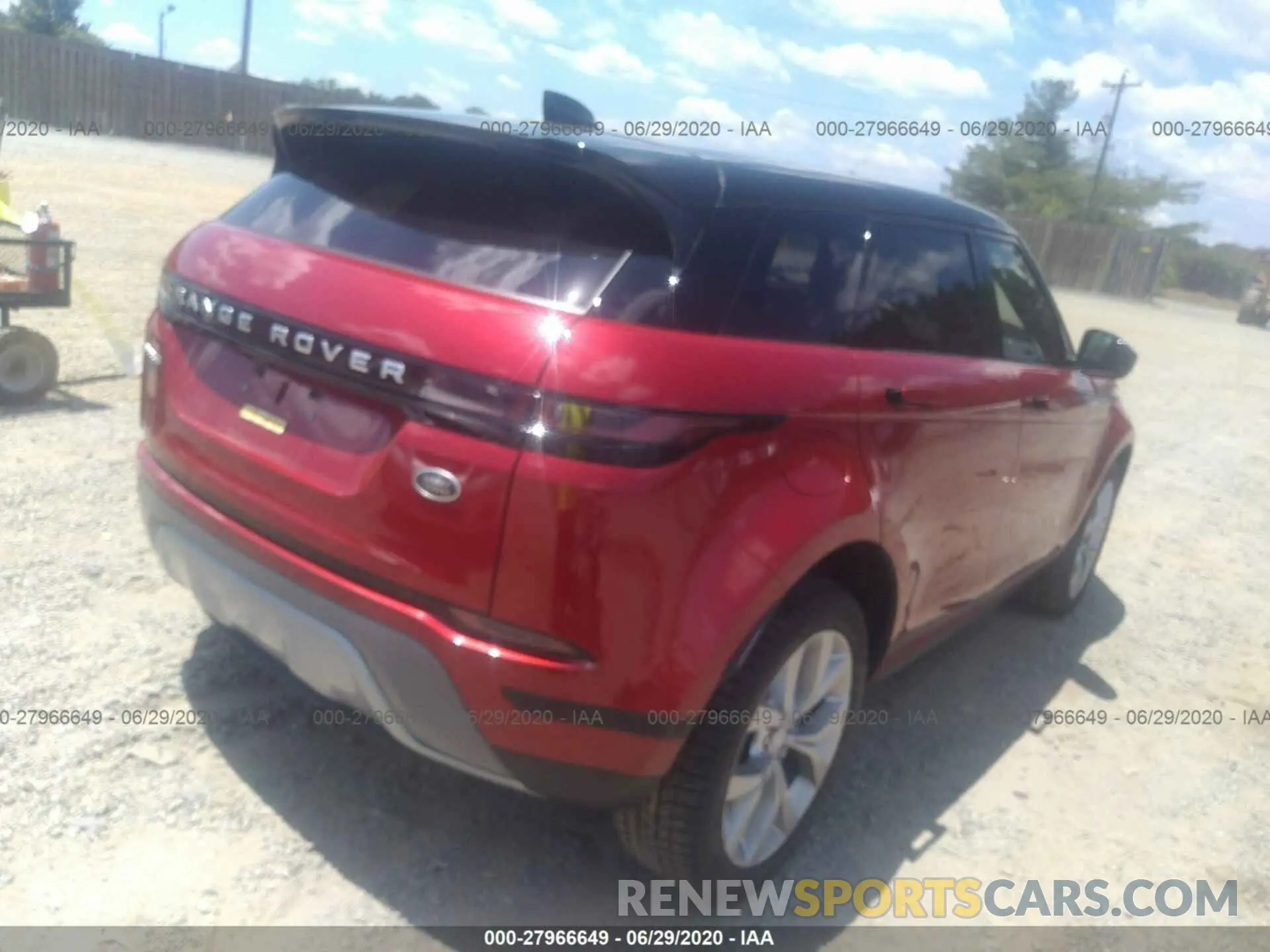 4 fotografías del automóvil dañado SALZP2FX9LH025898 LAND ROVER RANGE ROVER EVOQUE 2020