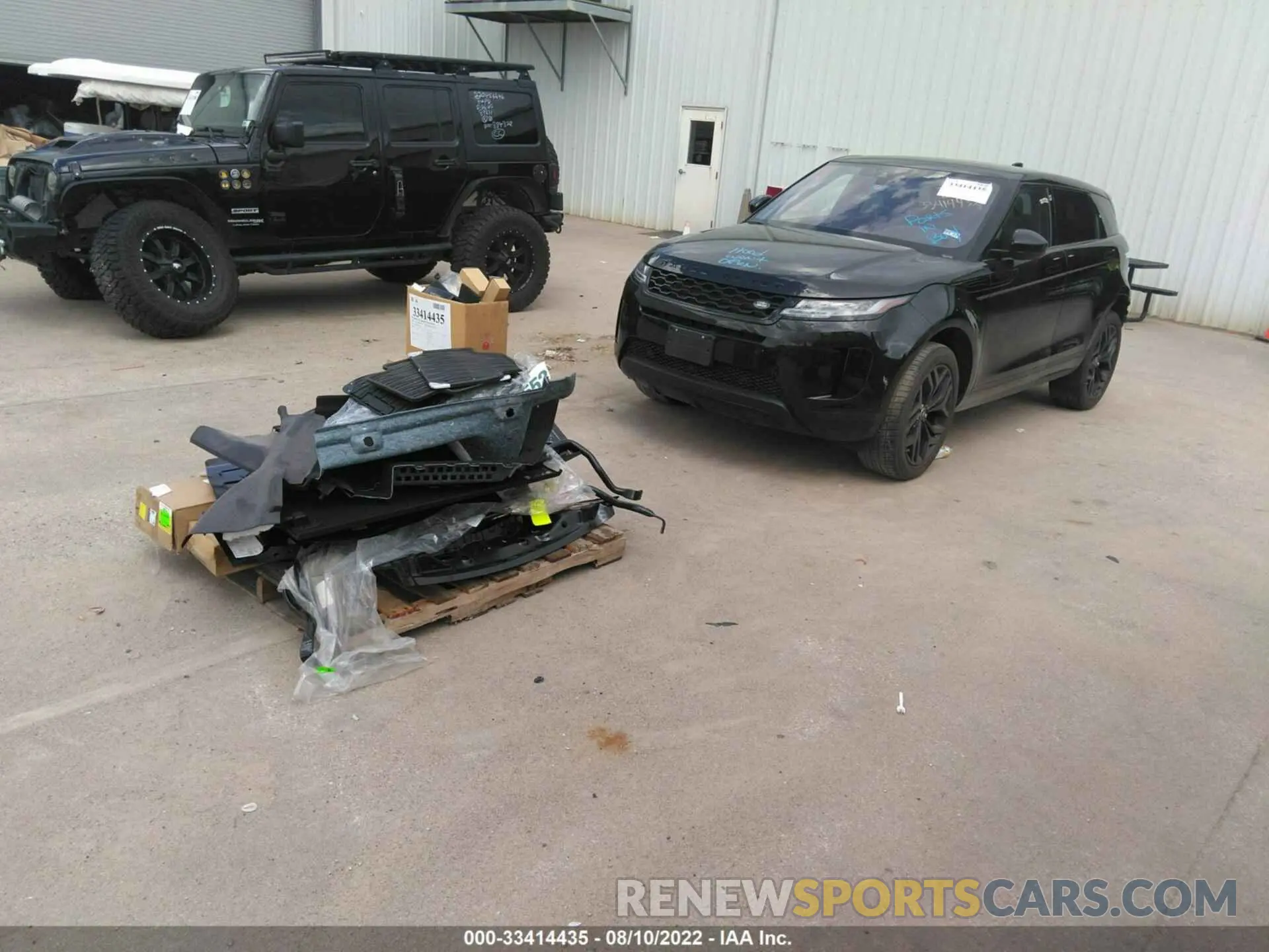 2 fotografías del automóvil dañado SALZP2FXXLH022363 LAND ROVER RANGE ROVER EVOQUE 2020
