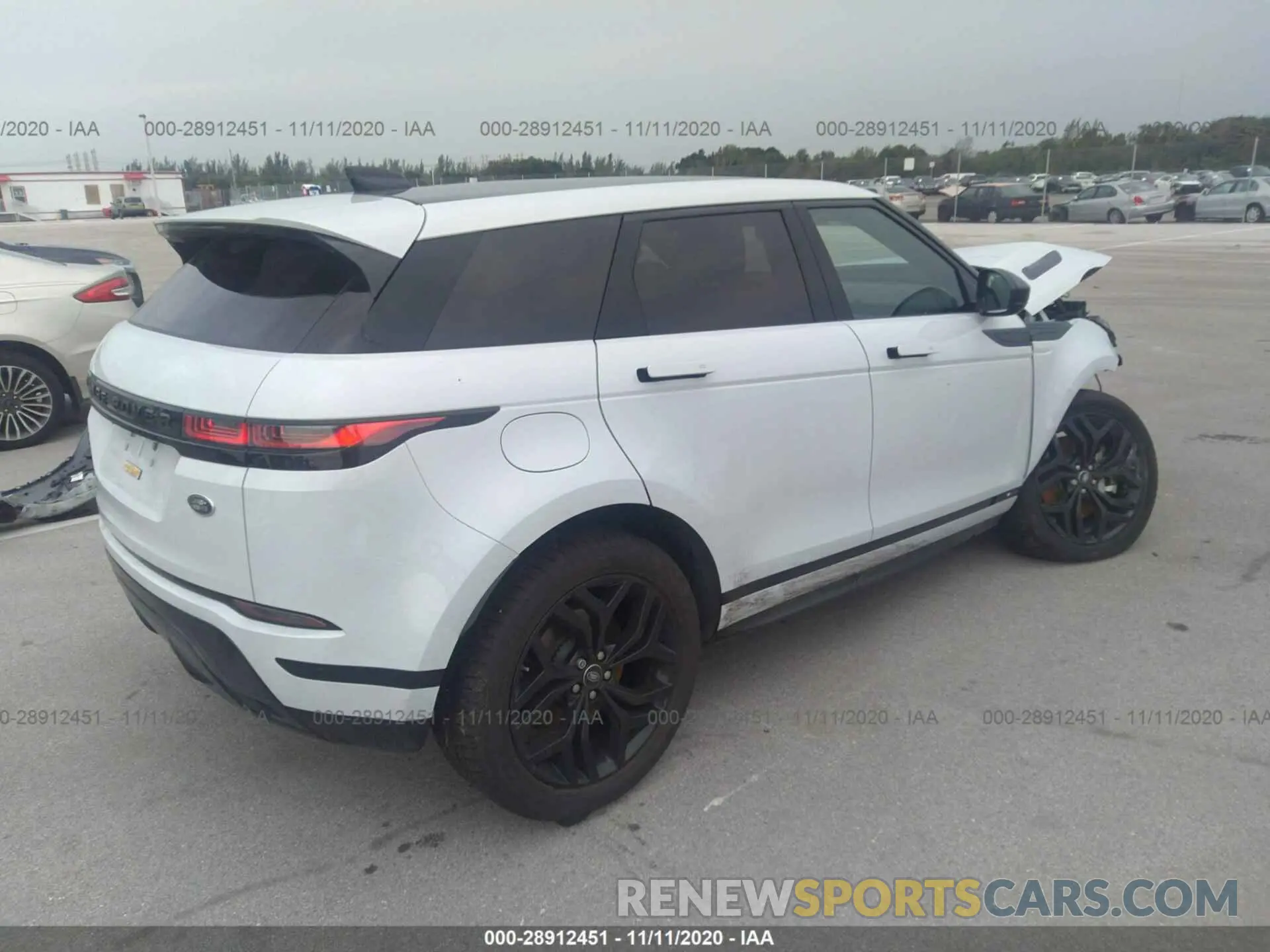 4 fotografías del automóvil dañado SALZT2GX4LH032123 LAND ROVER RANGE ROVER EVOQUE 2020