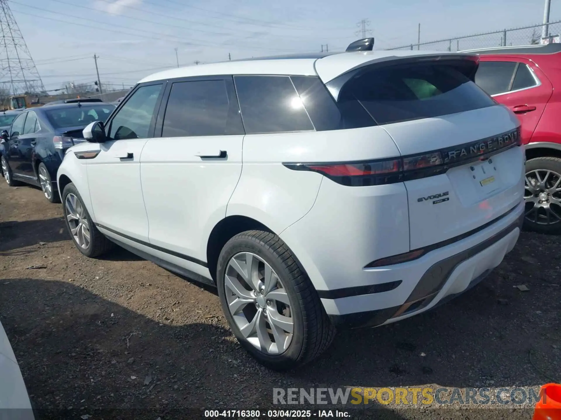 3 fotografías del automóvil dañado SALZT2GX5LH055345 LAND ROVER RANGE ROVER EVOQUE 2020