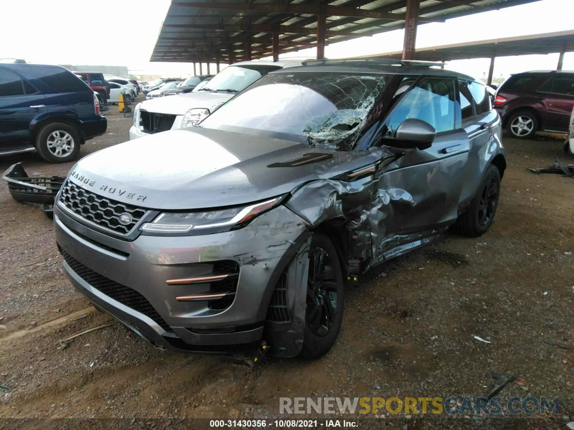 2 fotografías del automóvil dañado SALZT2GX6LH088208 LAND ROVER RANGE ROVER EVOQUE 2020