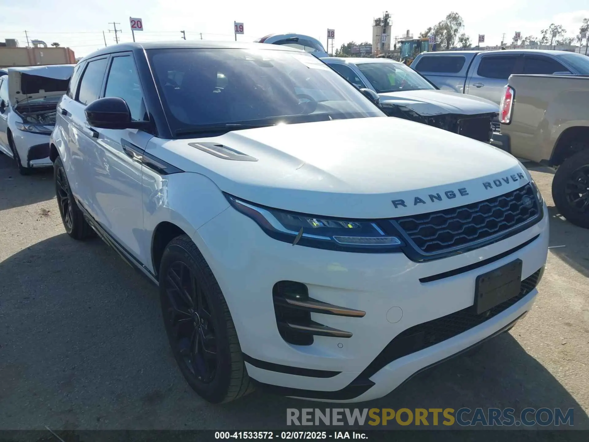 1 fotografías del automóvil dañado SALZT2GX7LH023559 LAND ROVER RANGE ROVER EVOQUE 2020