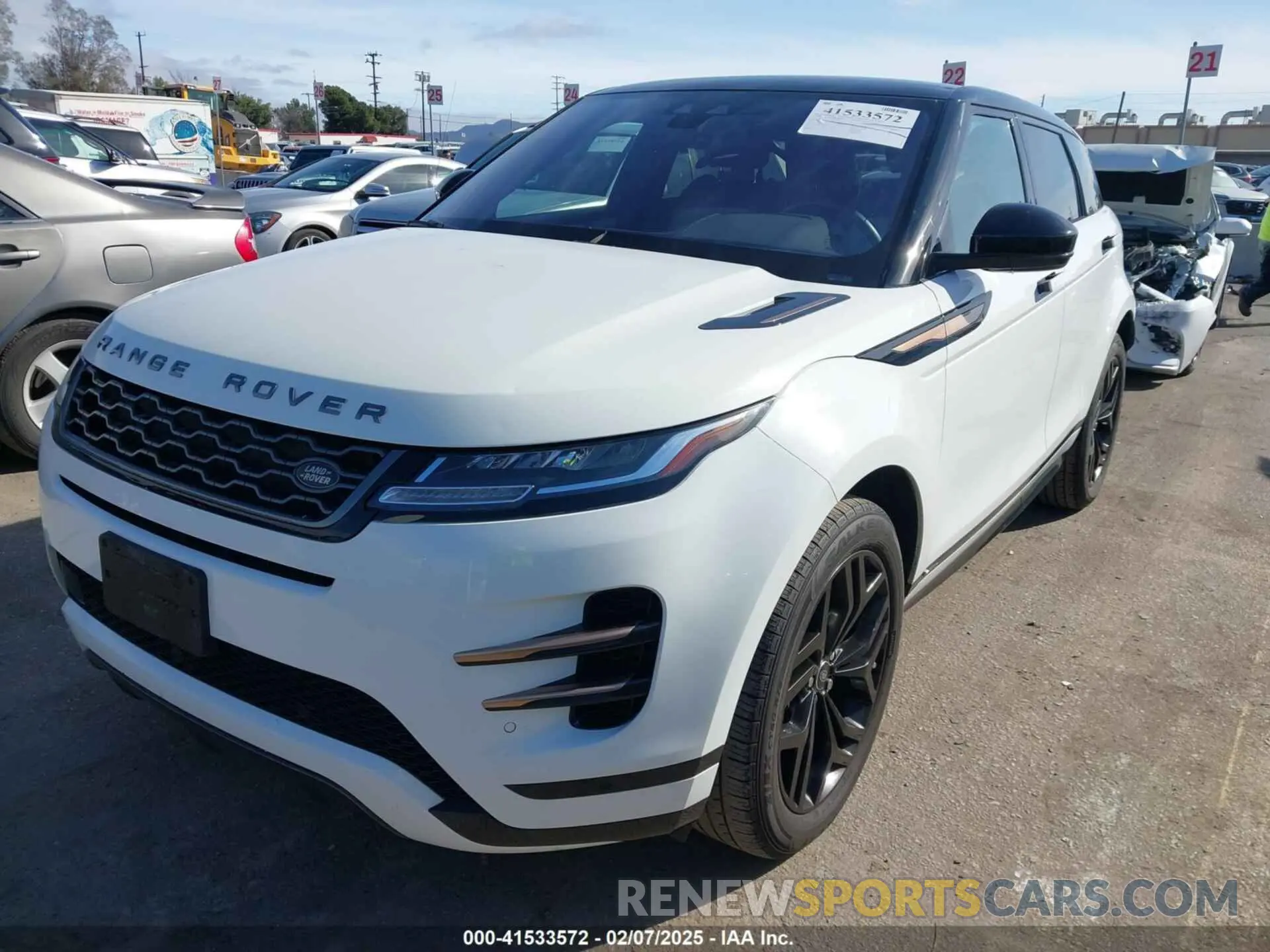 2 fotografías del automóvil dañado SALZT2GX7LH023559 LAND ROVER RANGE ROVER EVOQUE 2020