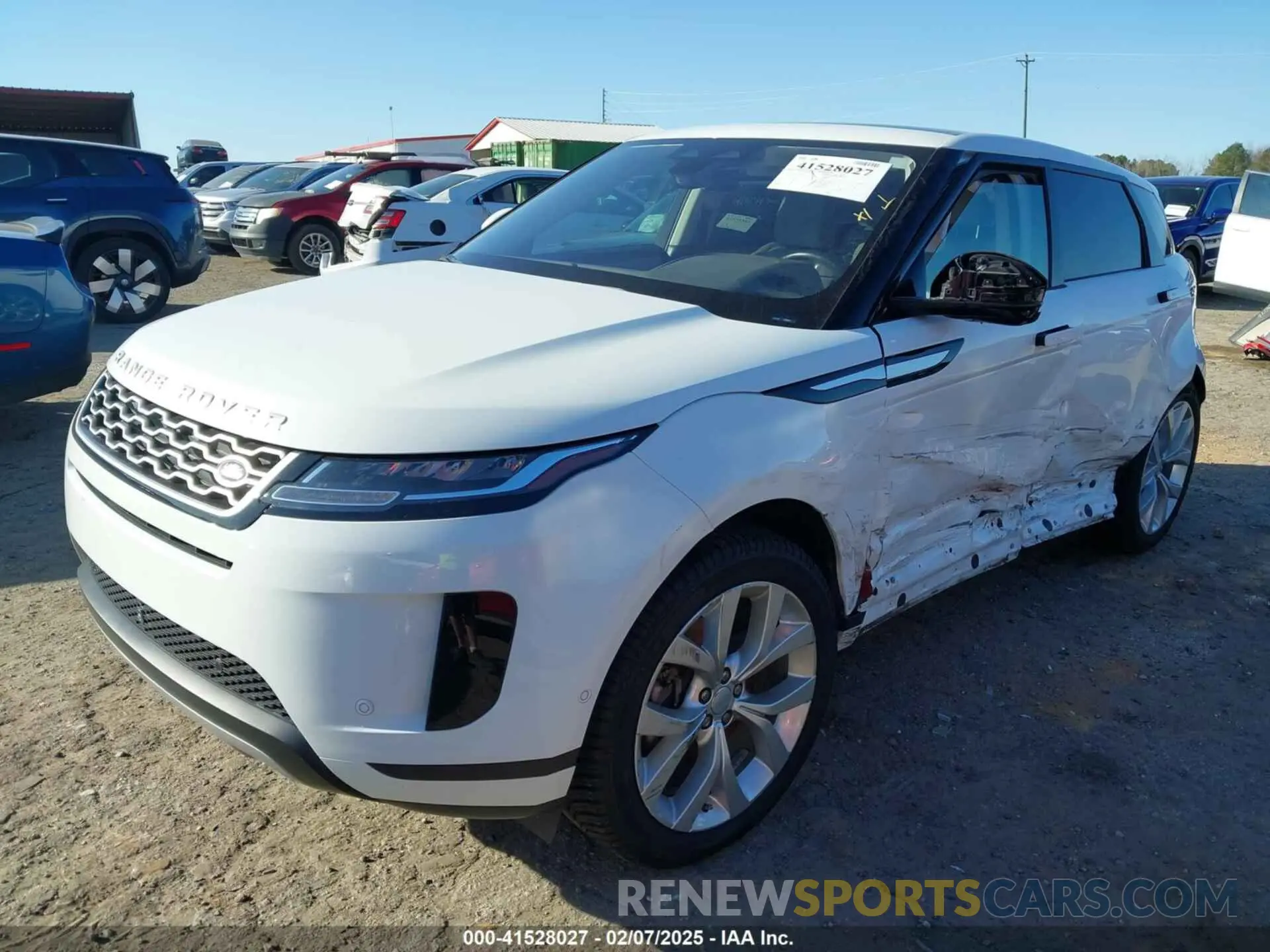 2 fotografías del automóvil dañado SALZJ2FX0MH131711 LAND ROVER RANGE ROVER EVOQUE 2021