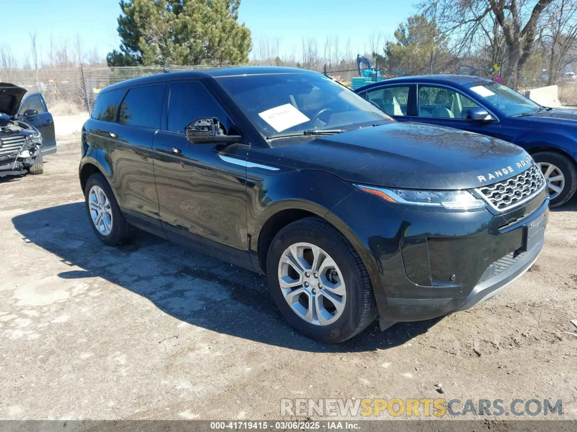 1 fotografías del automóvil dañado SALZJ2FX1MH148761 LAND ROVER RANGE ROVER EVOQUE 2021