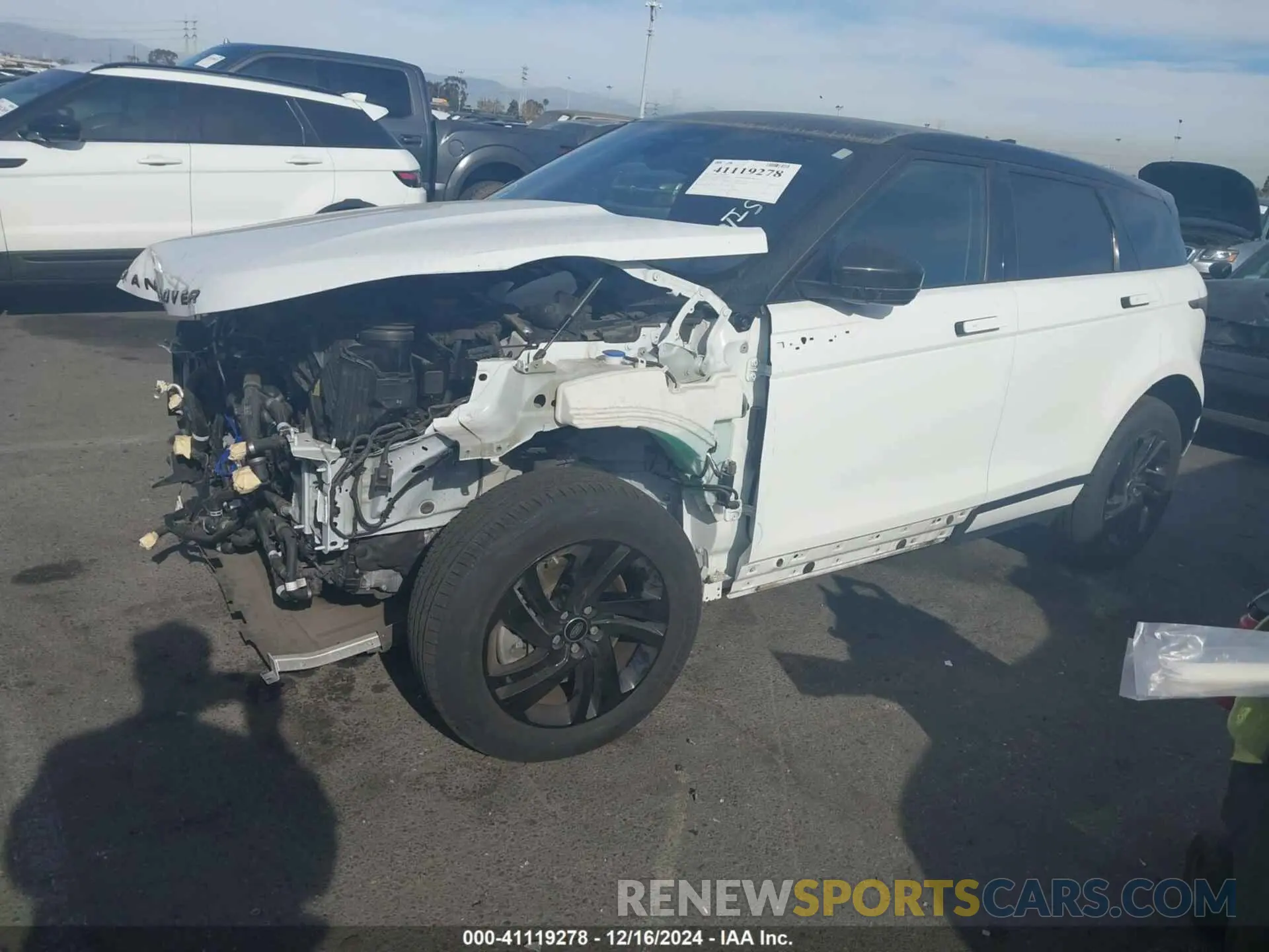 2 fotografías del automóvil dañado SALZJ2FX3MH131752 LAND ROVER RANGE ROVER EVOQUE 2021