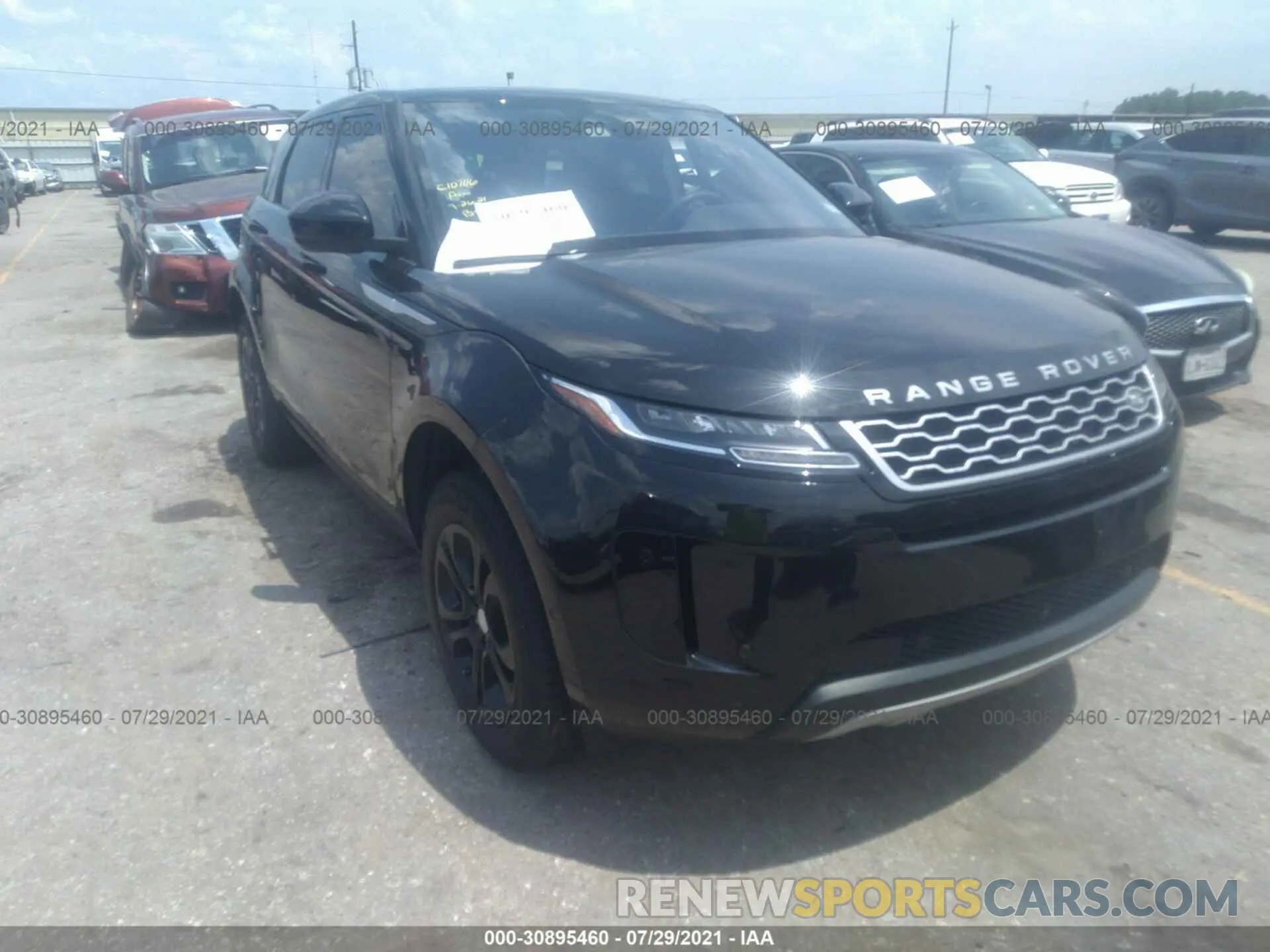 1 fotografías del automóvil dañado SALZJ2FX6MH130465 LAND ROVER RANGE ROVER EVOQUE 2021
