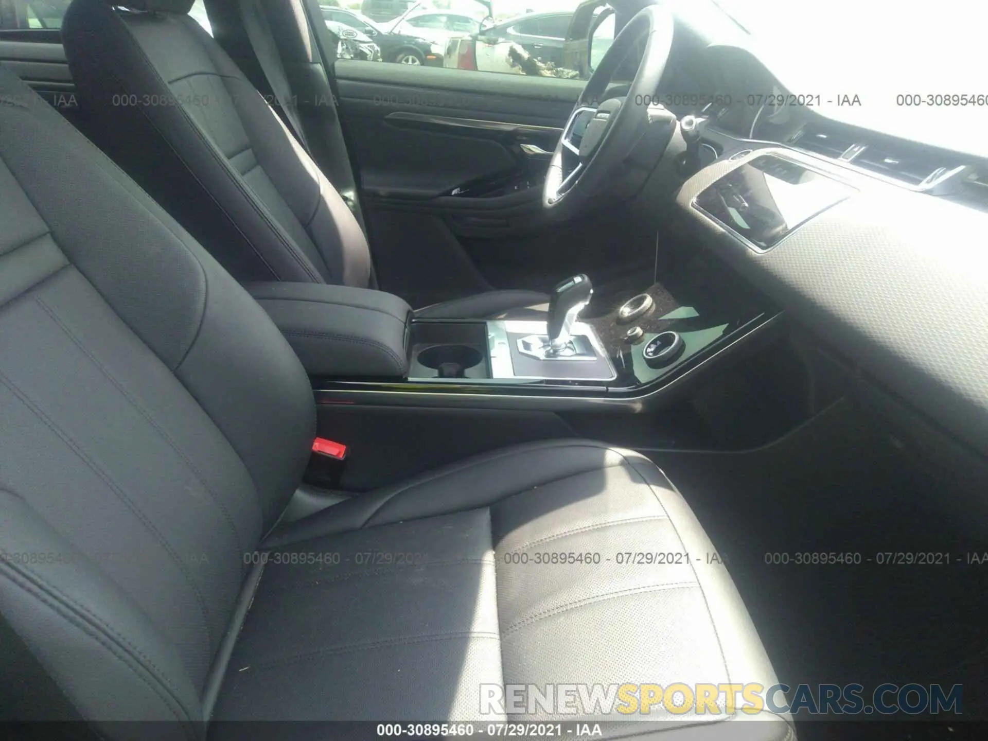 5 fotografías del automóvil dañado SALZJ2FX6MH130465 LAND ROVER RANGE ROVER EVOQUE 2021