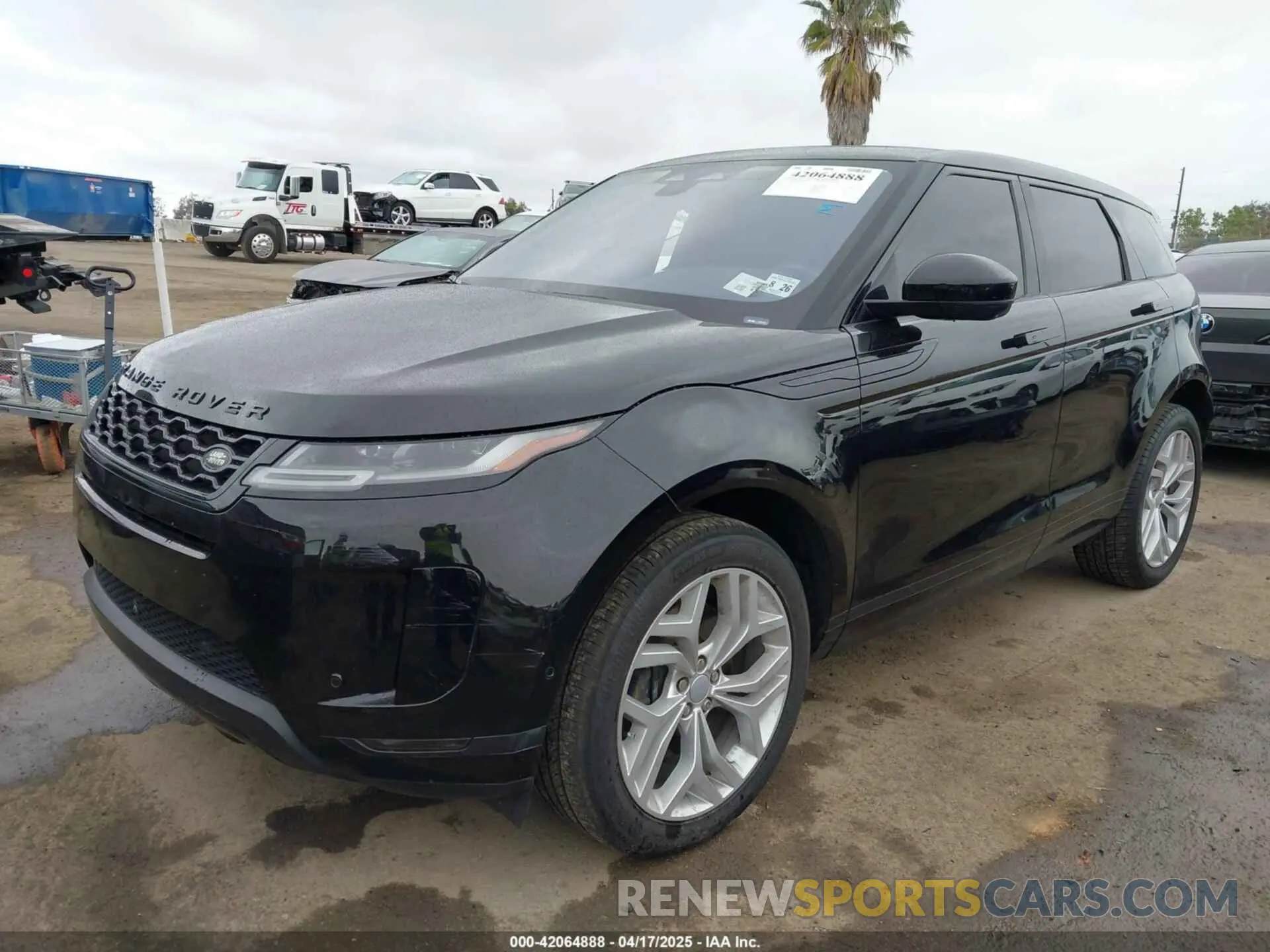2 fotografías del automóvil dañado SALZJ2FX7MH152149 LAND ROVER RANGE ROVER EVOQUE 2021