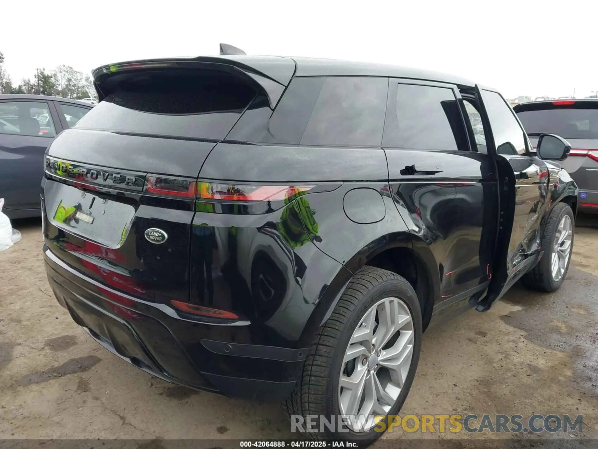 4 fotografías del automóvil dañado SALZJ2FX7MH152149 LAND ROVER RANGE ROVER EVOQUE 2021