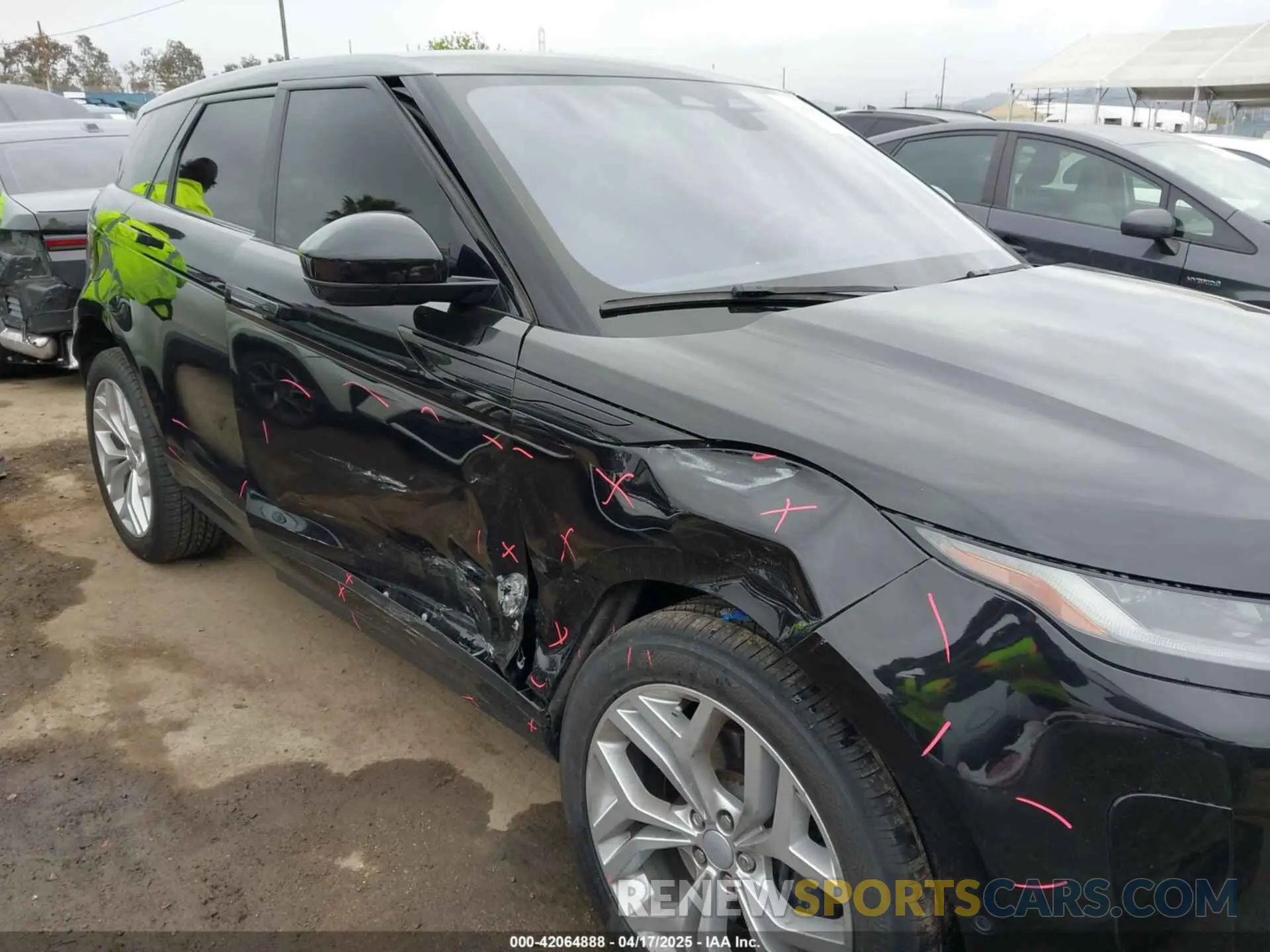 6 fotografías del automóvil dañado SALZJ2FX7MH152149 LAND ROVER RANGE ROVER EVOQUE 2021