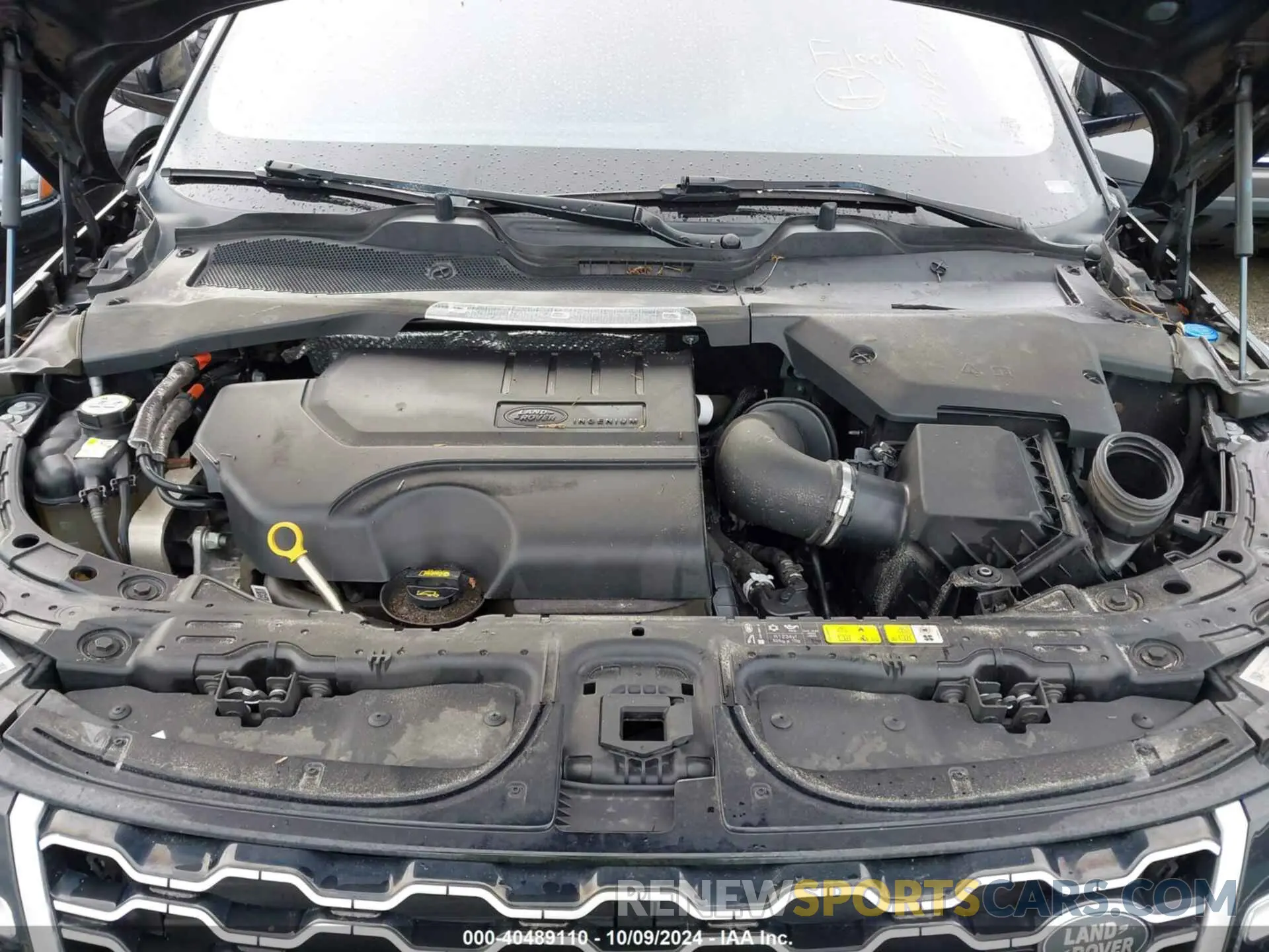 10 fotografías del automóvil dañado SALZJ2FX9MH136485 LAND ROVER RANGE ROVER EVOQUE 2021