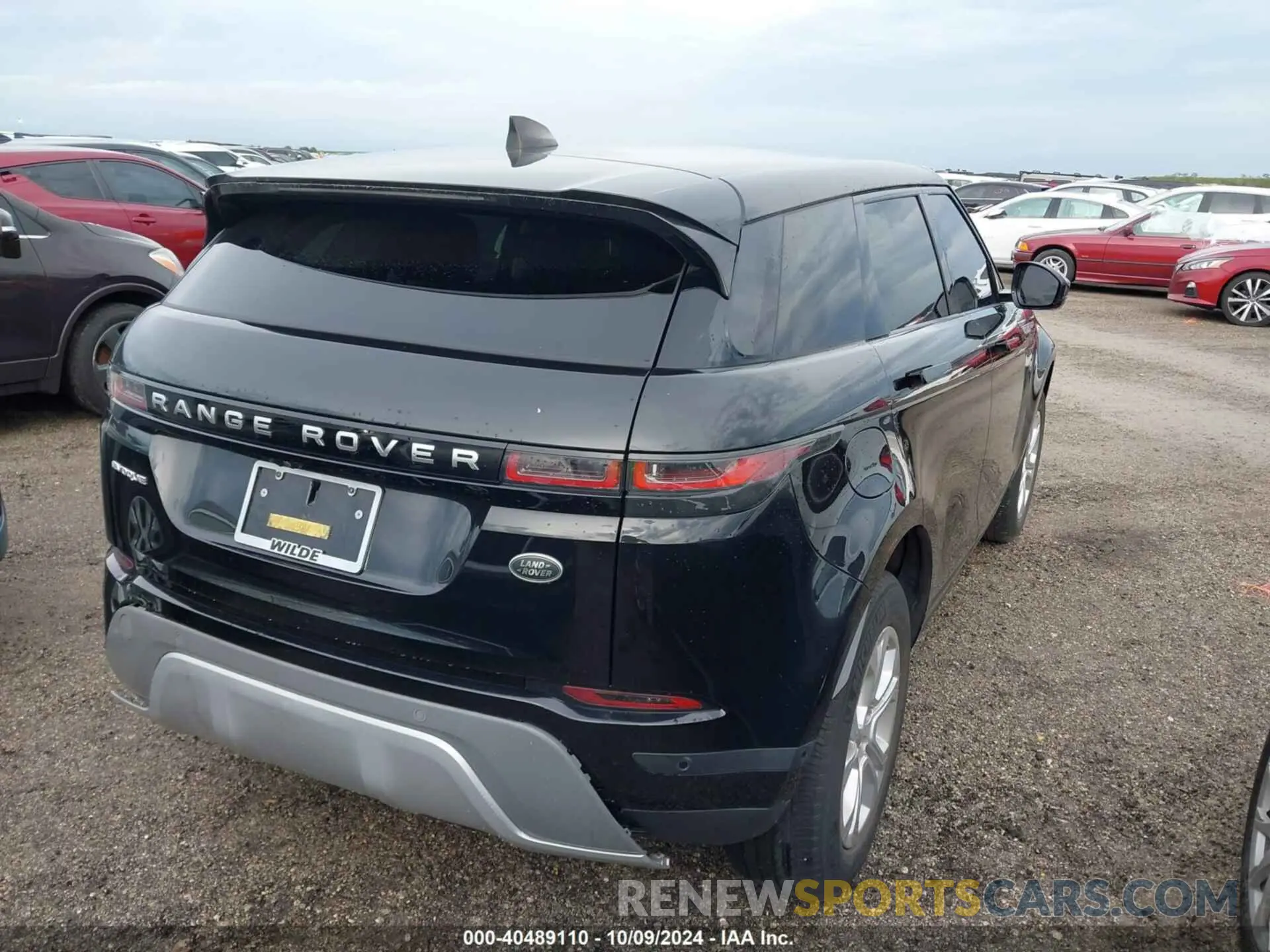 4 fotografías del automóvil dañado SALZJ2FX9MH136485 LAND ROVER RANGE ROVER EVOQUE 2021