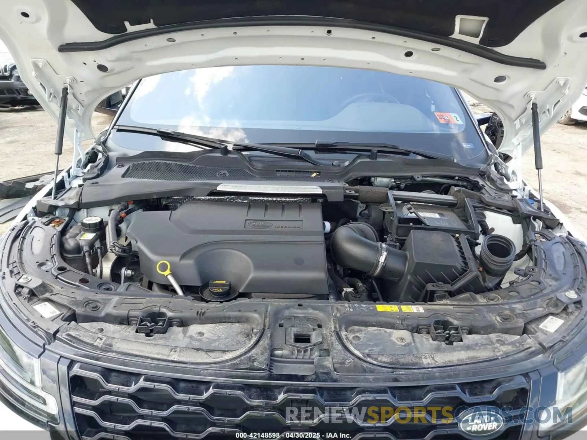 10 fotografías del automóvil dañado SALZL2FX8MH123737 LAND ROVER RANGE ROVER EVOQUE 2021