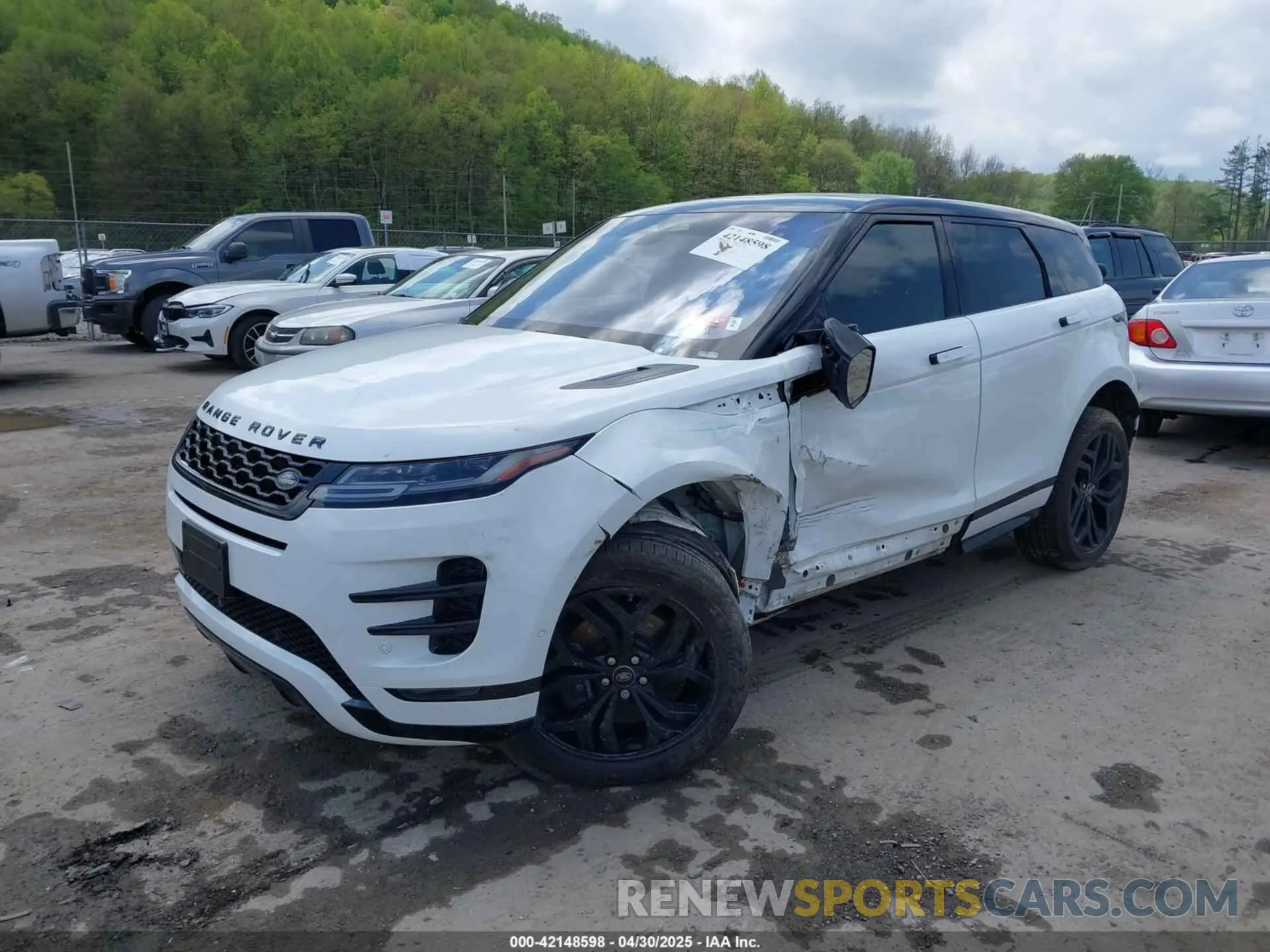 2 fotografías del automóvil dañado SALZL2FX8MH123737 LAND ROVER RANGE ROVER EVOQUE 2021