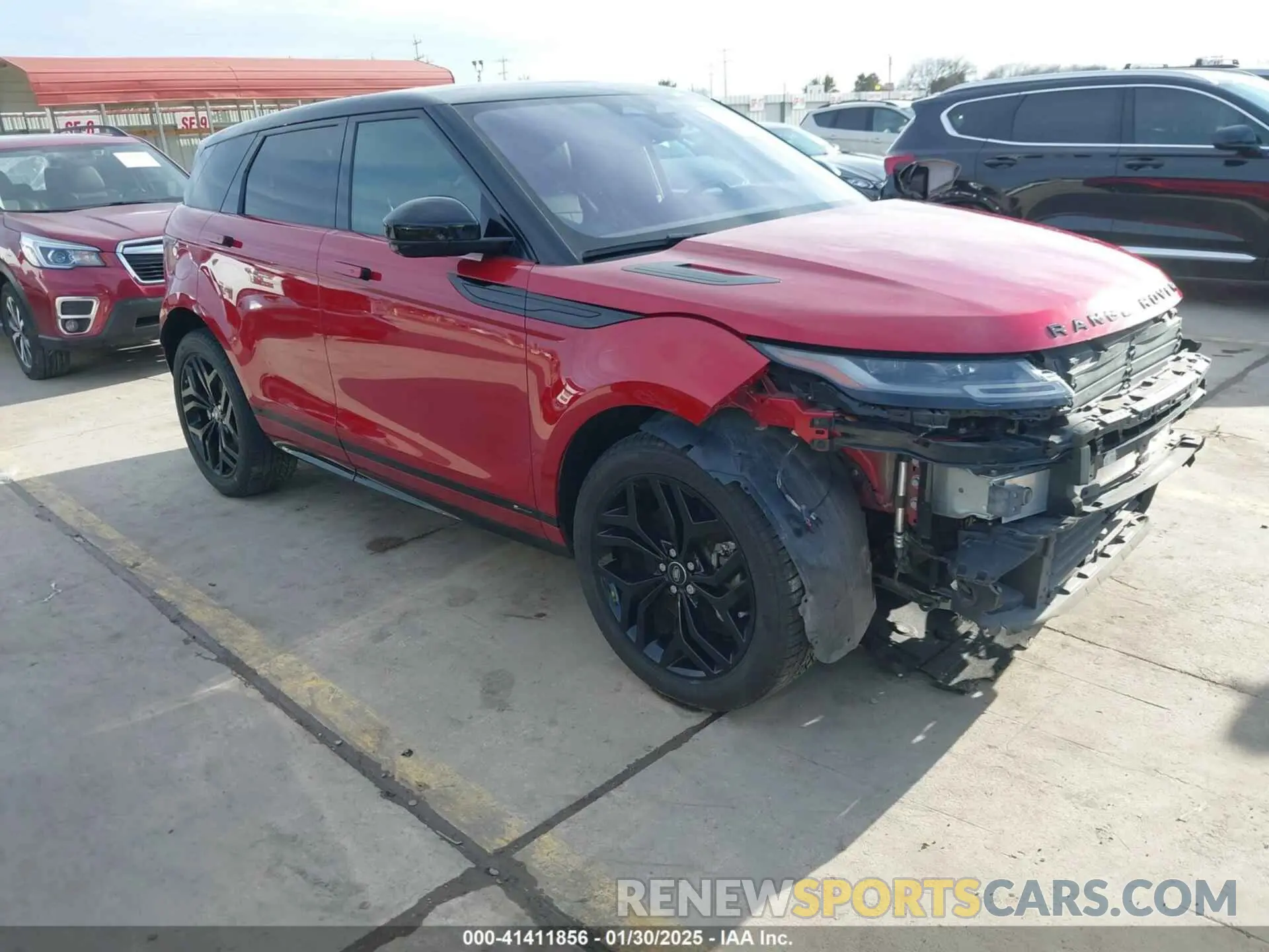 1 fotografías del automóvil dañado SALZM2FX6MH155518 LAND ROVER RANGE ROVER EVOQUE 2021