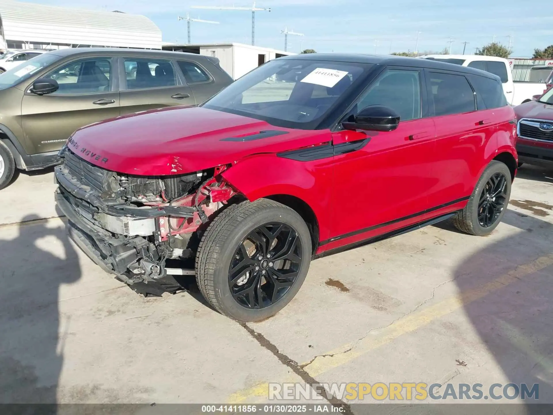 2 fotografías del automóvil dañado SALZM2FX6MH155518 LAND ROVER RANGE ROVER EVOQUE 2021
