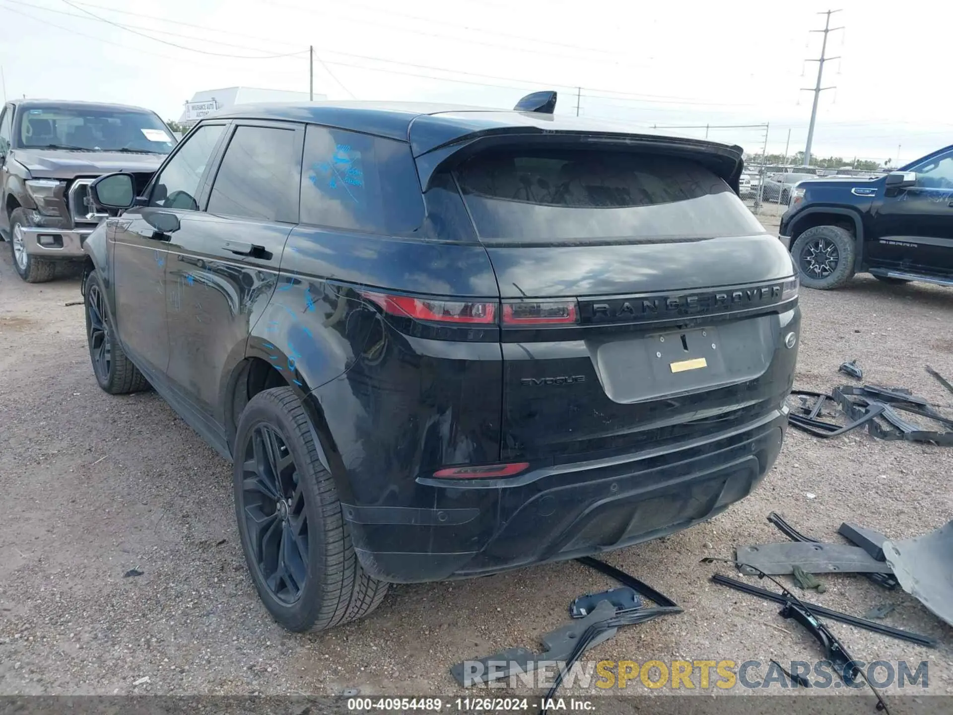 3 fotografías del automóvil dañado SALZP2FX2MH150906 LAND ROVER RANGE ROVER EVOQUE 2021