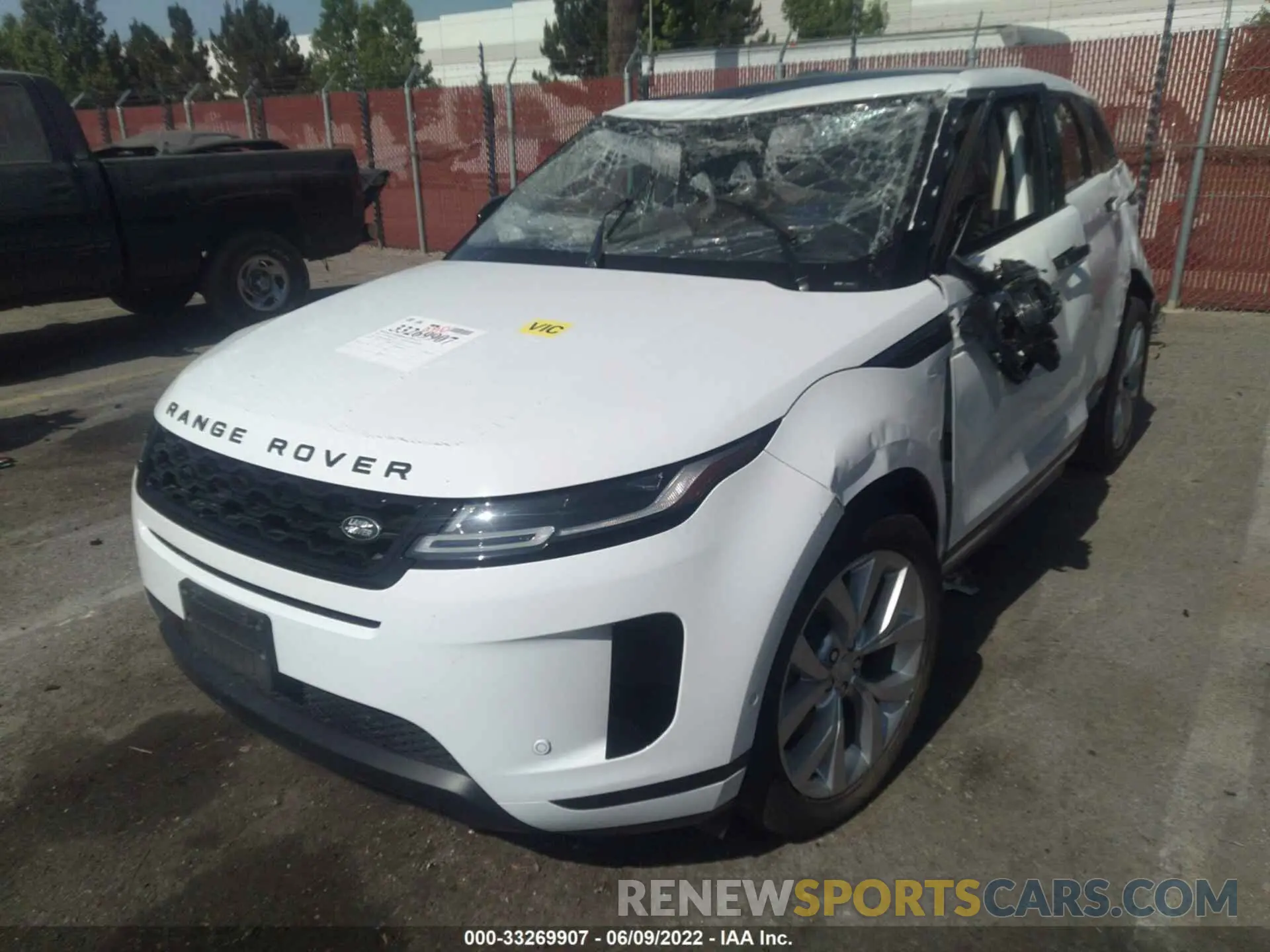 2 fotografías del automóvil dañado SALZP2FX7MH122969 LAND ROVER RANGE ROVER EVOQUE 2021