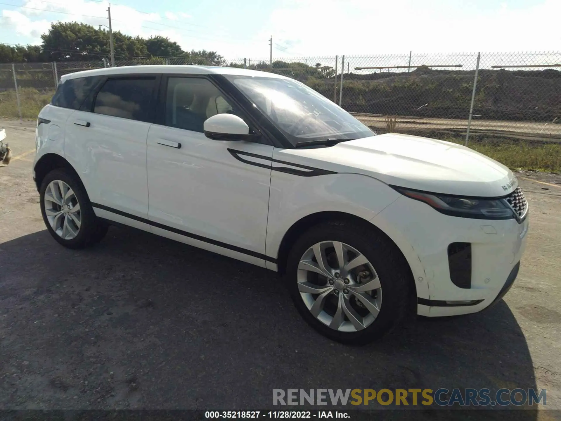 1 fotografías del automóvil dañado SALZP2FX9MH128143 LAND ROVER RANGE ROVER EVOQUE 2021