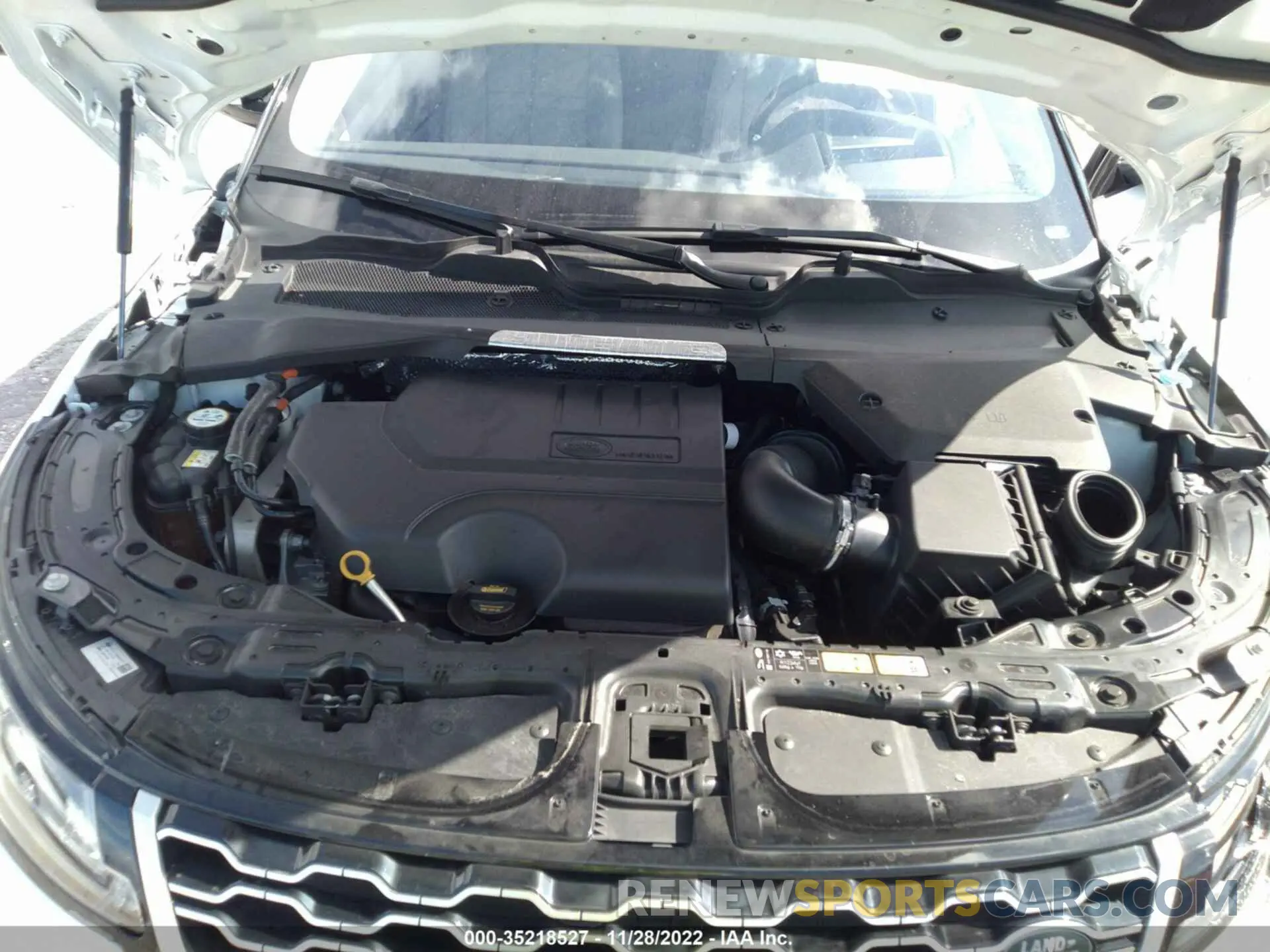 10 fotografías del automóvil dañado SALZP2FX9MH128143 LAND ROVER RANGE ROVER EVOQUE 2021