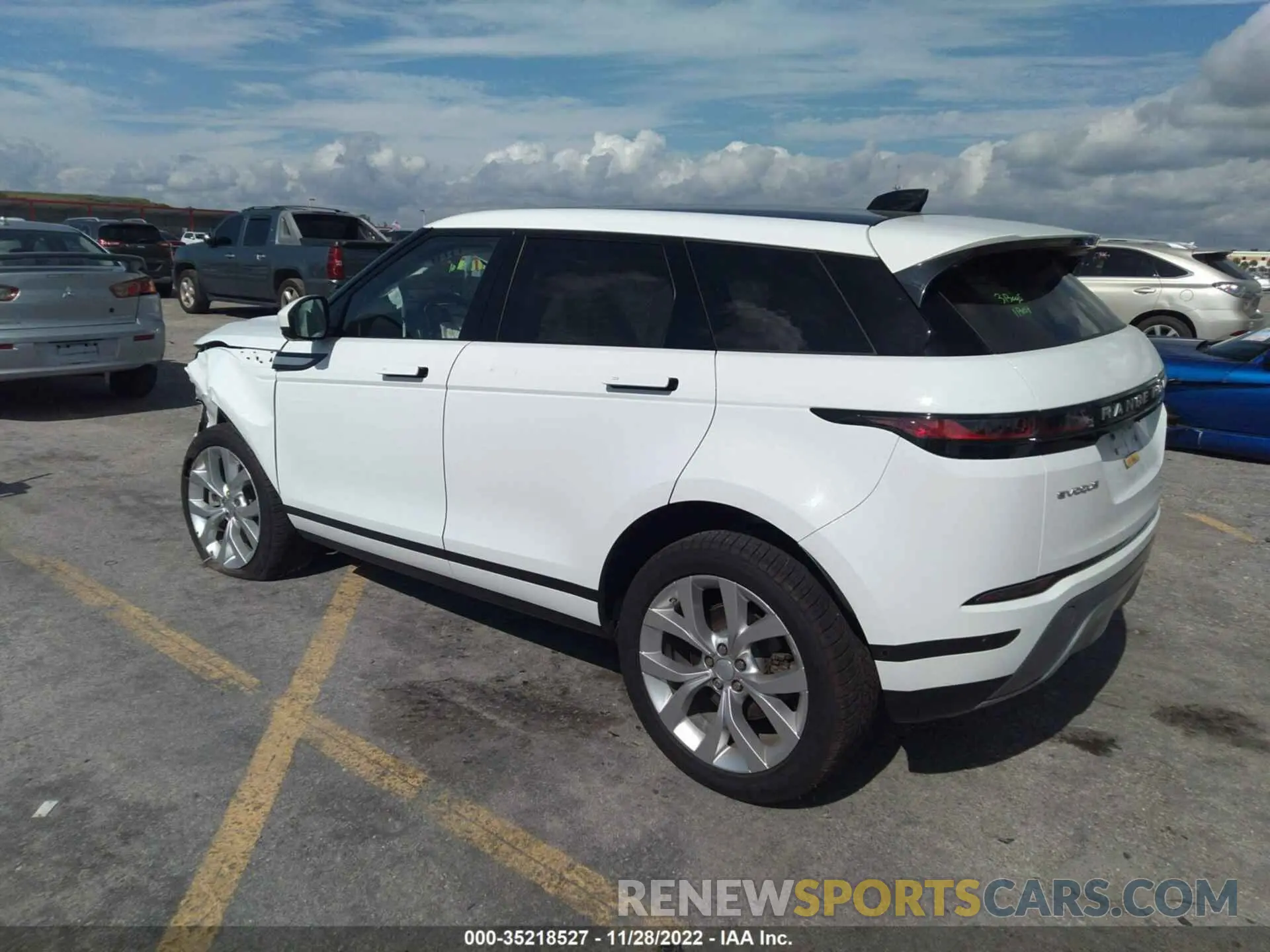 3 fotografías del automóvil dañado SALZP2FX9MH128143 LAND ROVER RANGE ROVER EVOQUE 2021